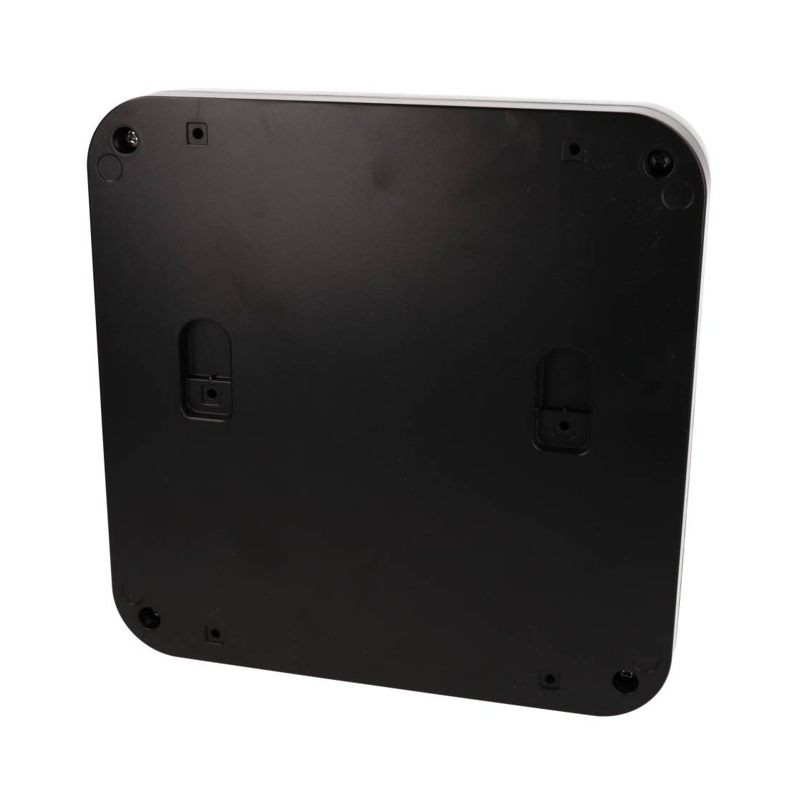 1556HBK black low-profile flame retardant ABS enclosure, 200 x 200 x 45 mm