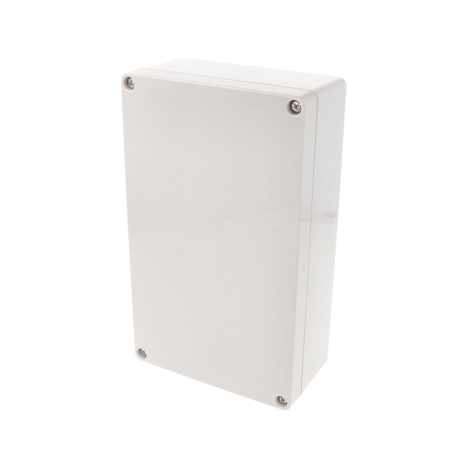 1554UA2GY light gray polycarbonate 200 x 120 x 60 mm low-profile watertight enclosure