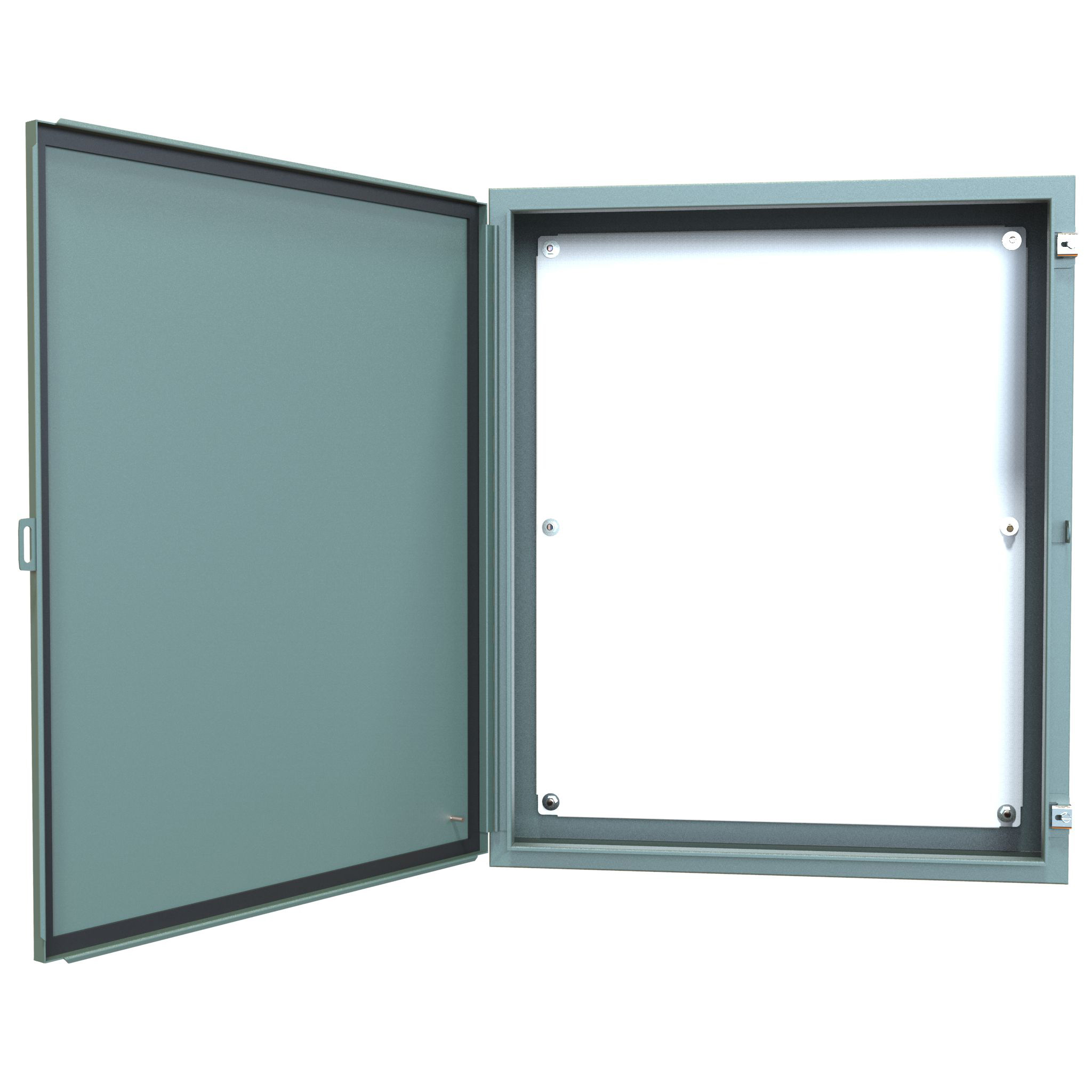 1418M8 — N12 Wallmount Encl w/panel - 36 x 30 x 8 - Steel/Gray