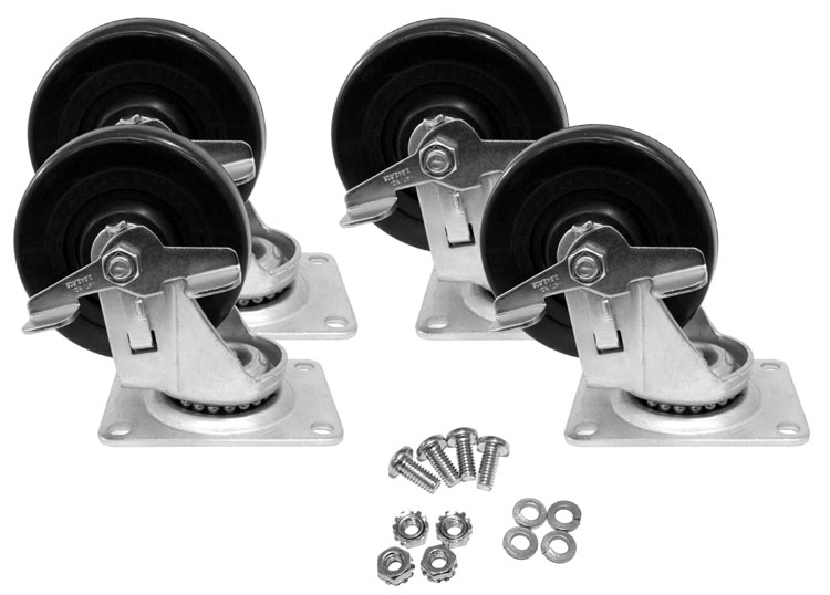 Rack Casters & Dollies | Mobile Rack Mounting Solutions & Cabinet Mobility Accessories