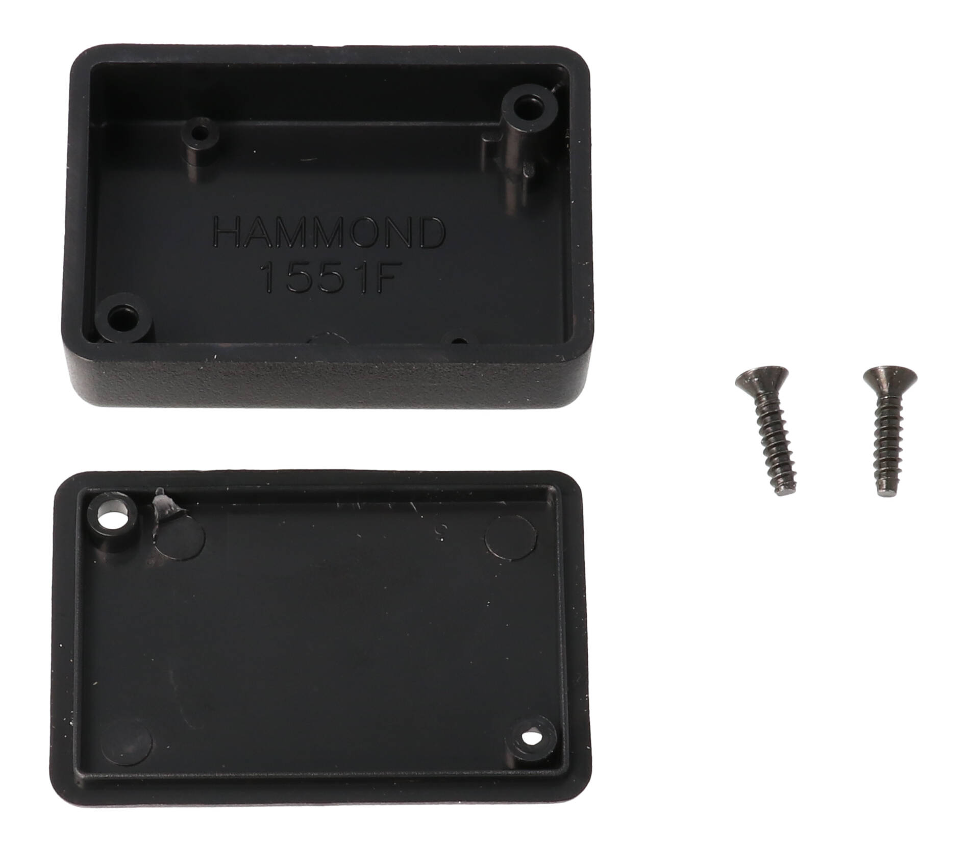 1551FBK black ABS miniature enclosure, 50 x 35 x 15 mm