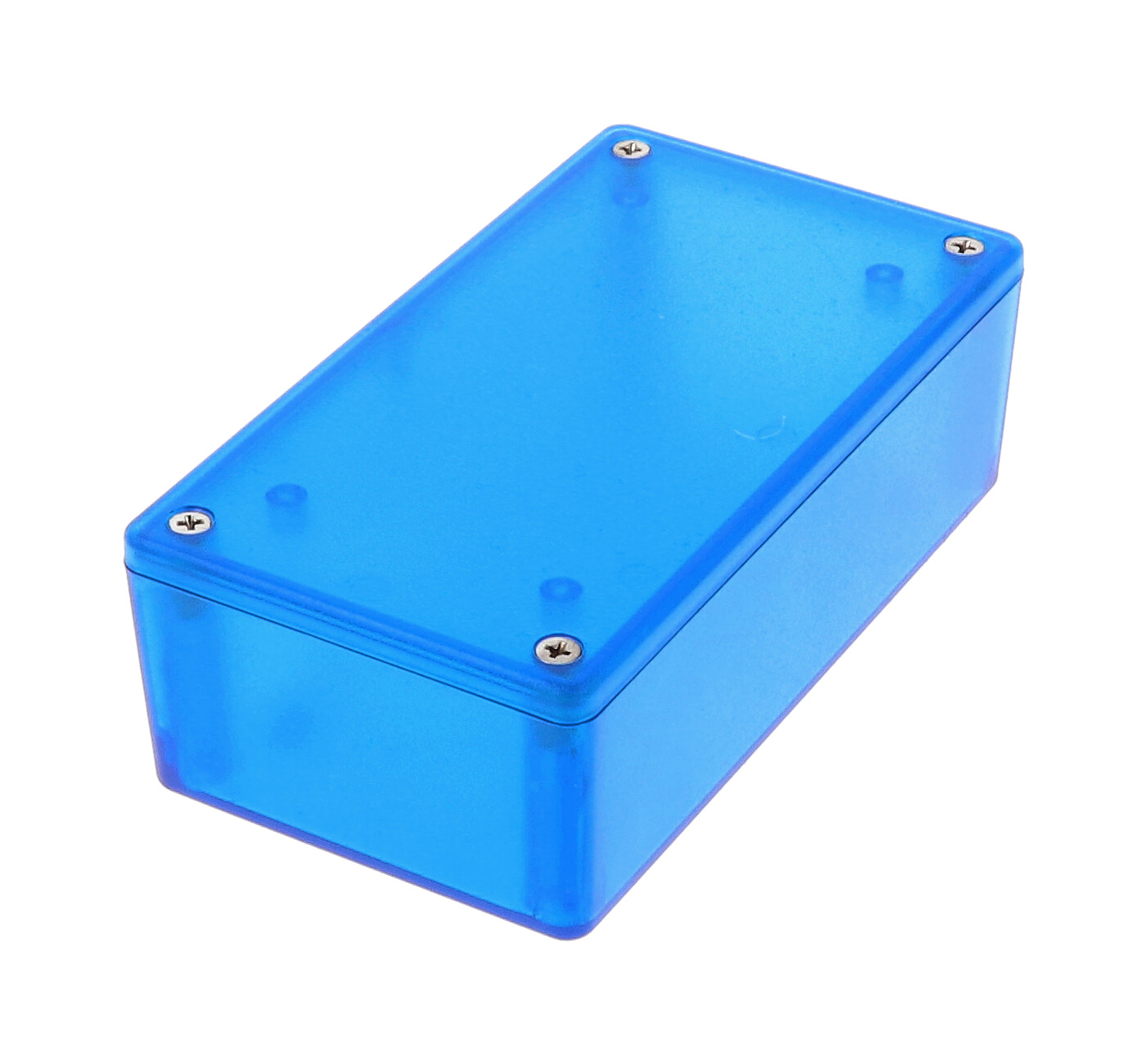 1591XXEBK black ABS plastic enclosure, 7.60 in x 4.45 in x 2.40 in — view 4