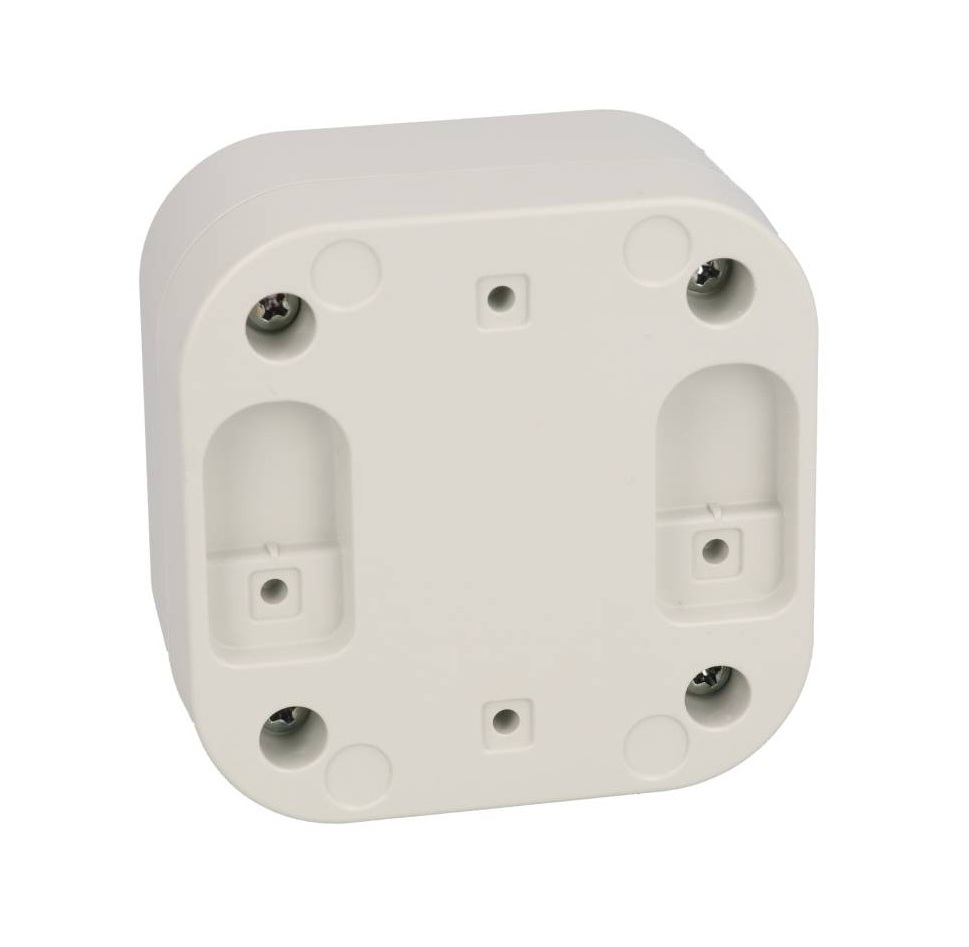 1556BGY light gray flame retardant ABS enclosure, 80 x 80 x 45 mm — view 4