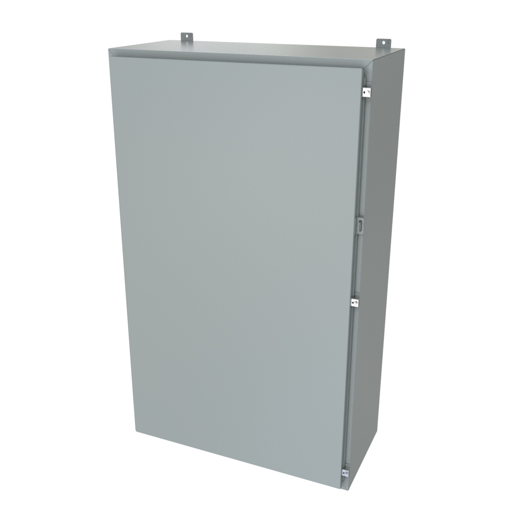 1418T16LP — N4/12 Wallmount Encl less panel - 60 x 36 x 16 - Steel/Gray