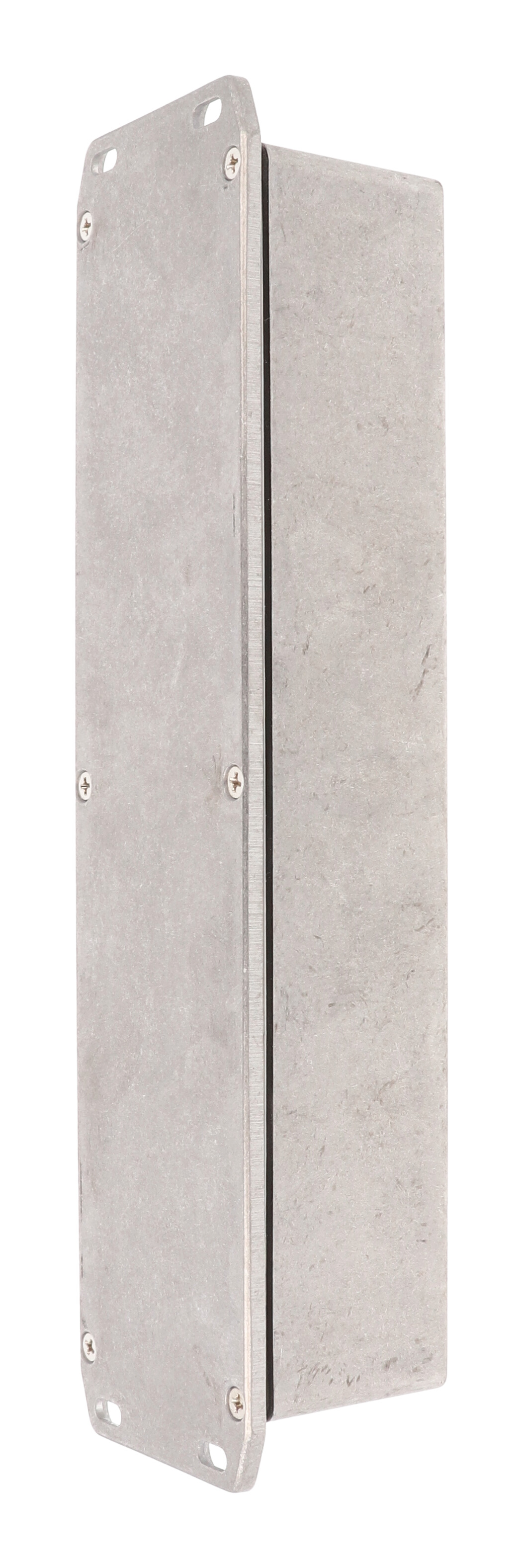 1590WBXFL natural aluminum 10 inch watertight diecast enclosure with flanged lid