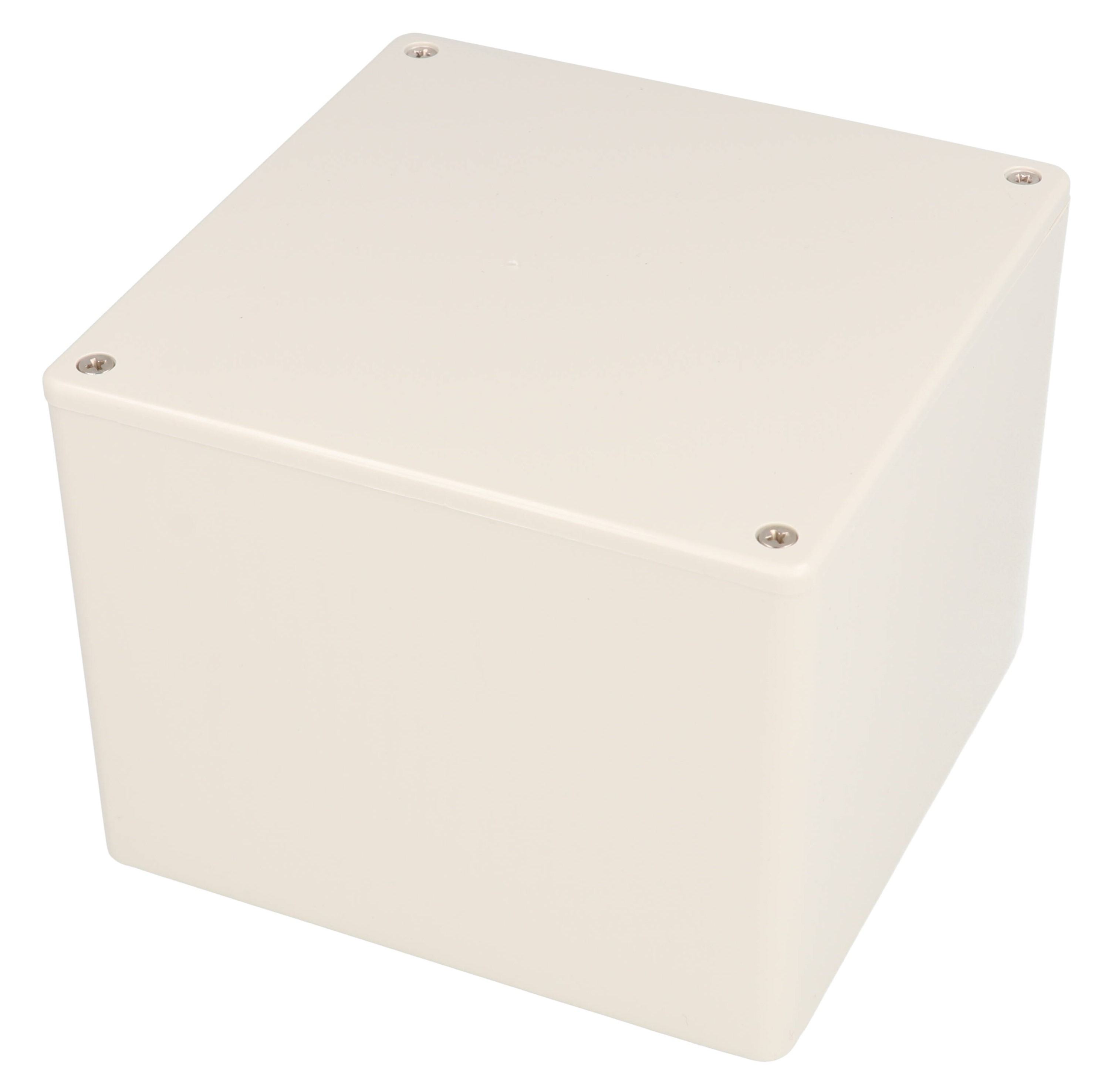 1591VSGY light gray general purpose ABS plastic enclosure 120 x 120 x 94 mm with card guides