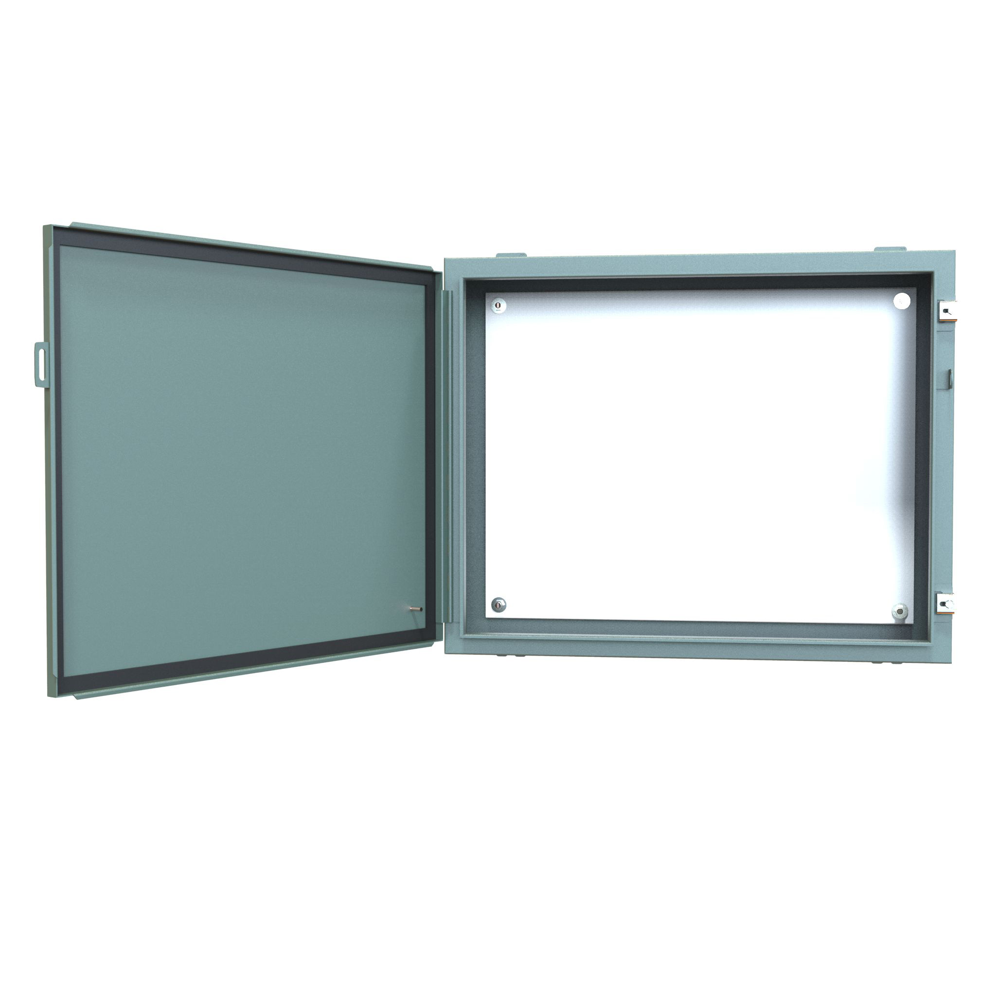 1418KR8 — N12 Wallmount Encl w/panel - 24 x 30 x 8 - Steel/Gray