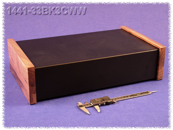 1441-33BK3CWW — chassis - steel; satin black with wood sides