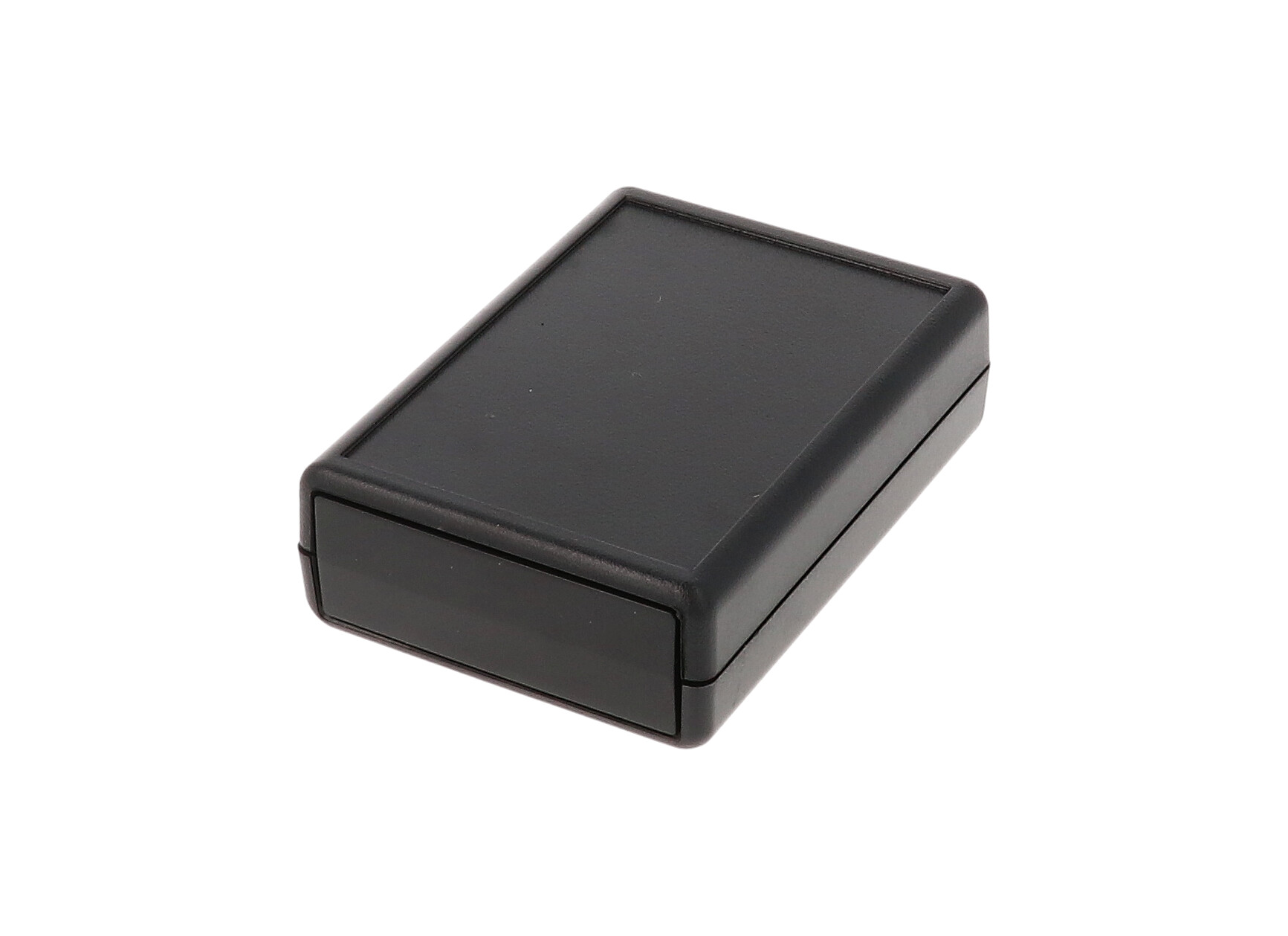1593LBK black handheld ABS enclosure with removable end panels