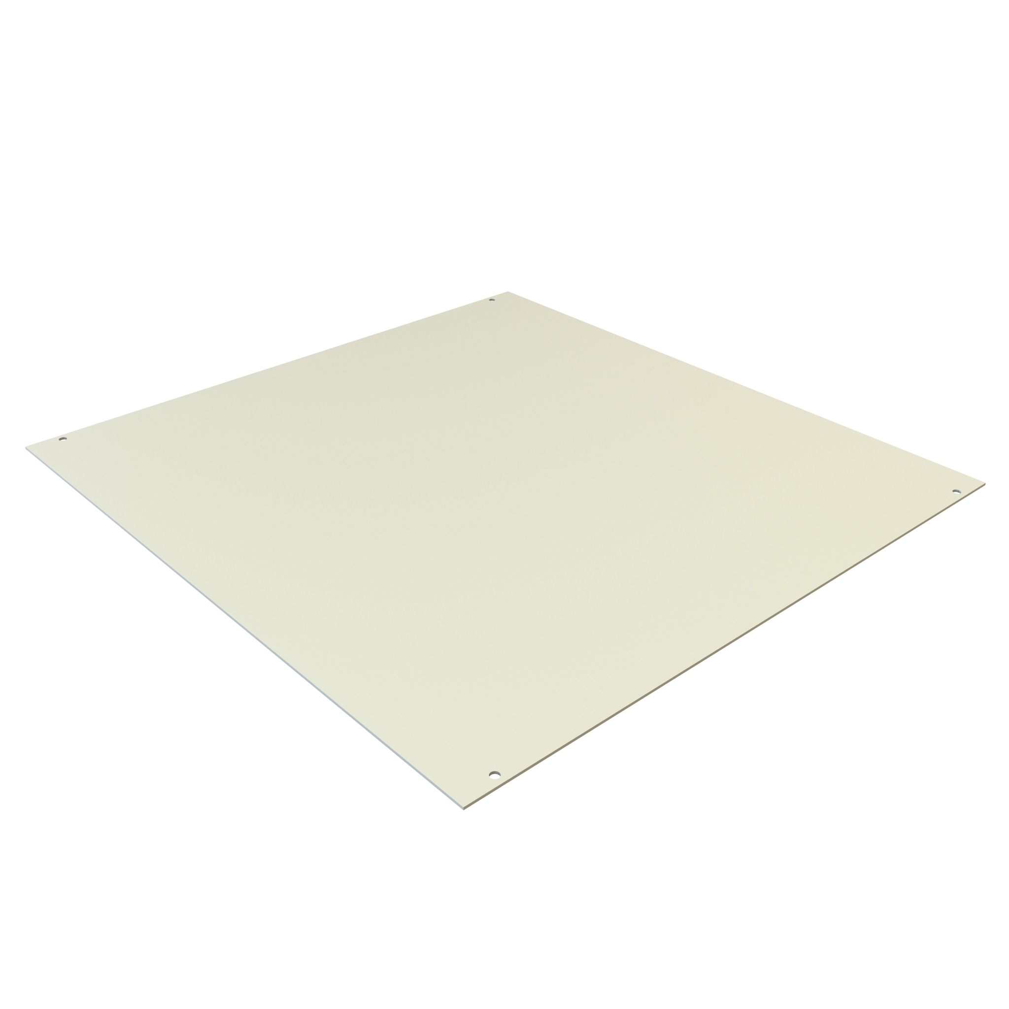 Hammond C2BPS1923LG1 solid steel bottom panel in RAL7035 light gray for C2 cabinet frames