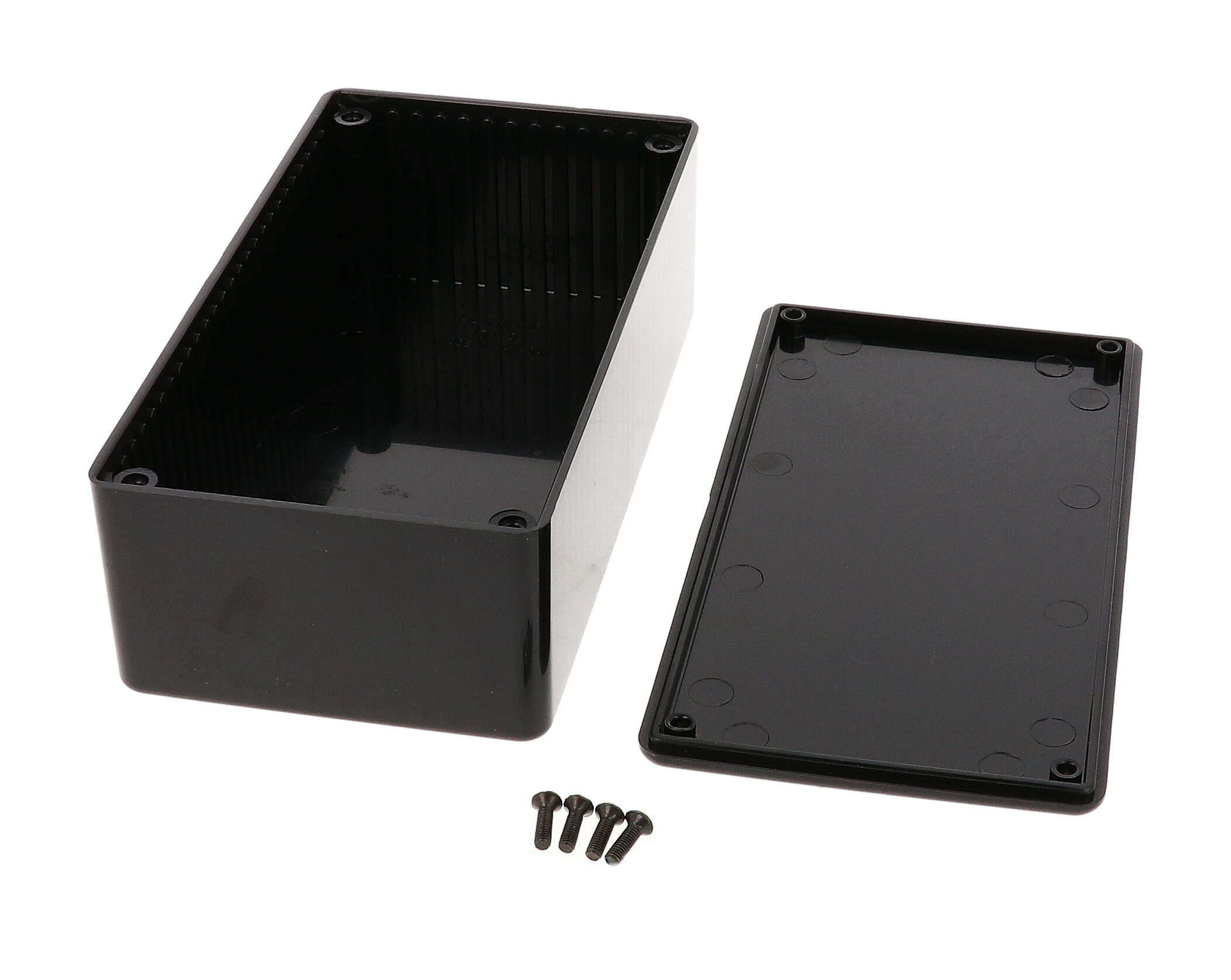 1591DSBK black general purpose ABS plastic project box, 150 x 80 x 50 mm
