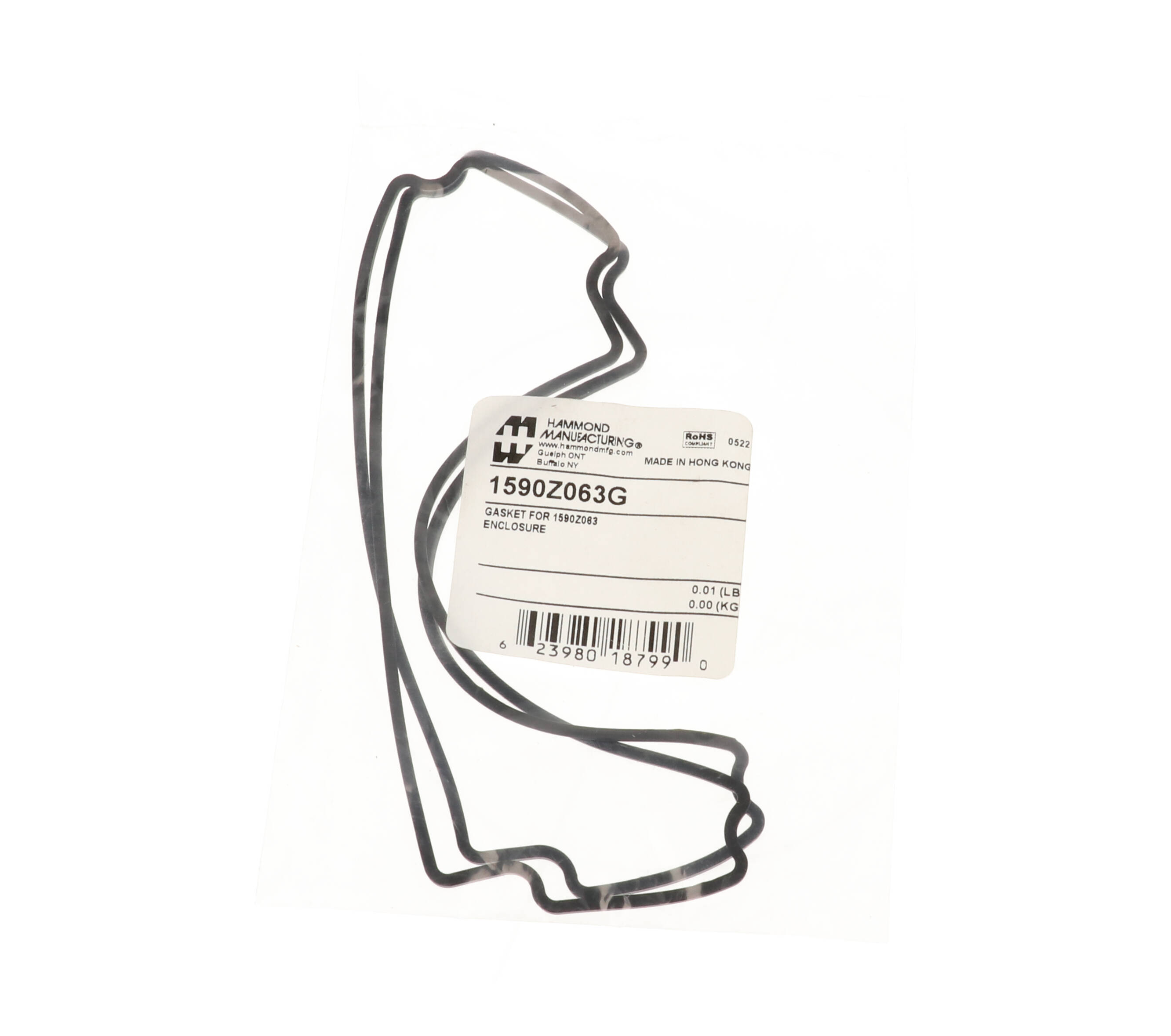 1590Z063G silicone replacement gasket for 1590Z063 enclosures