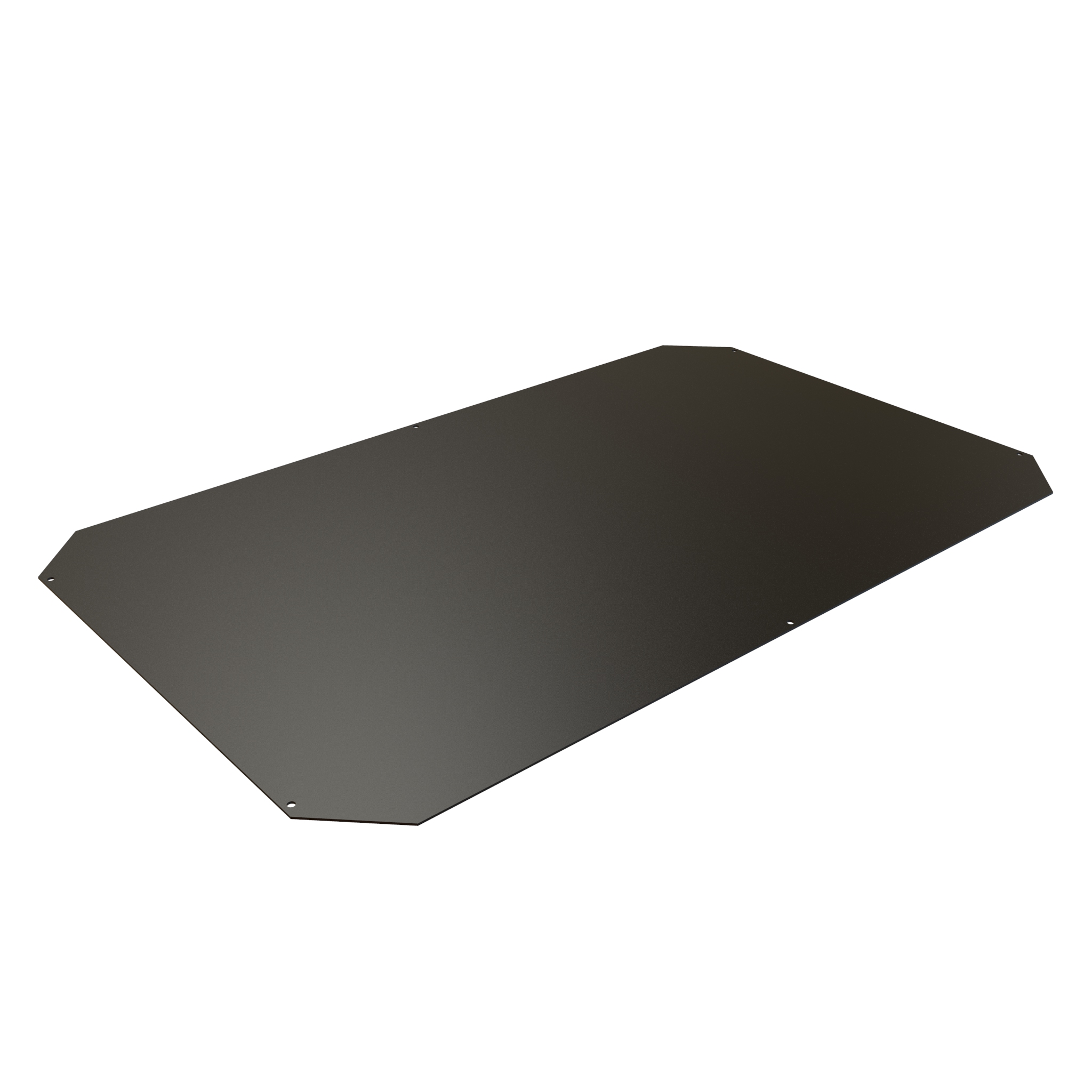 Hammond C4BBCE2431BK1 black 14 gauge steel brushed cable entry bottom panel for 24 x 31.50 in C4 cabinets