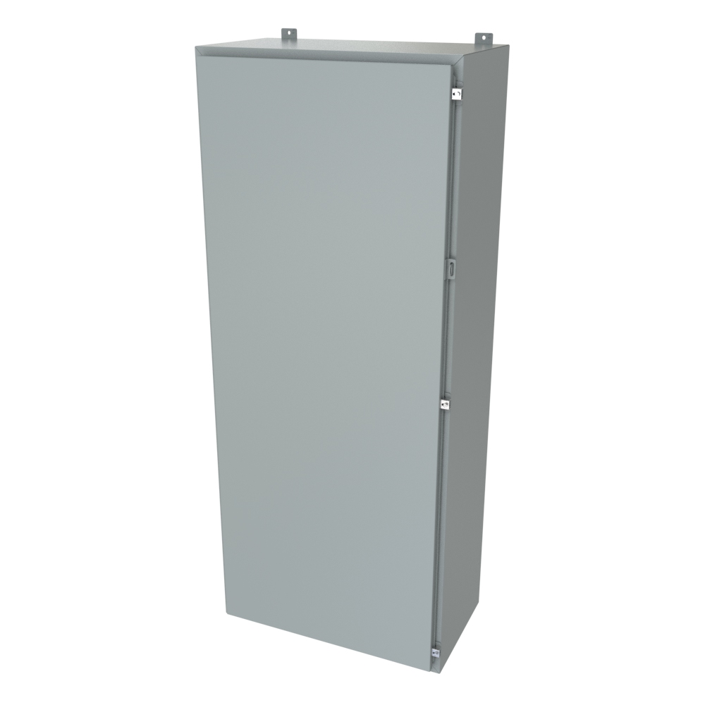 1418U16LP — N4/12 Wallmount Encl less panel - 72 x 30 x 16 - Steel/Gray