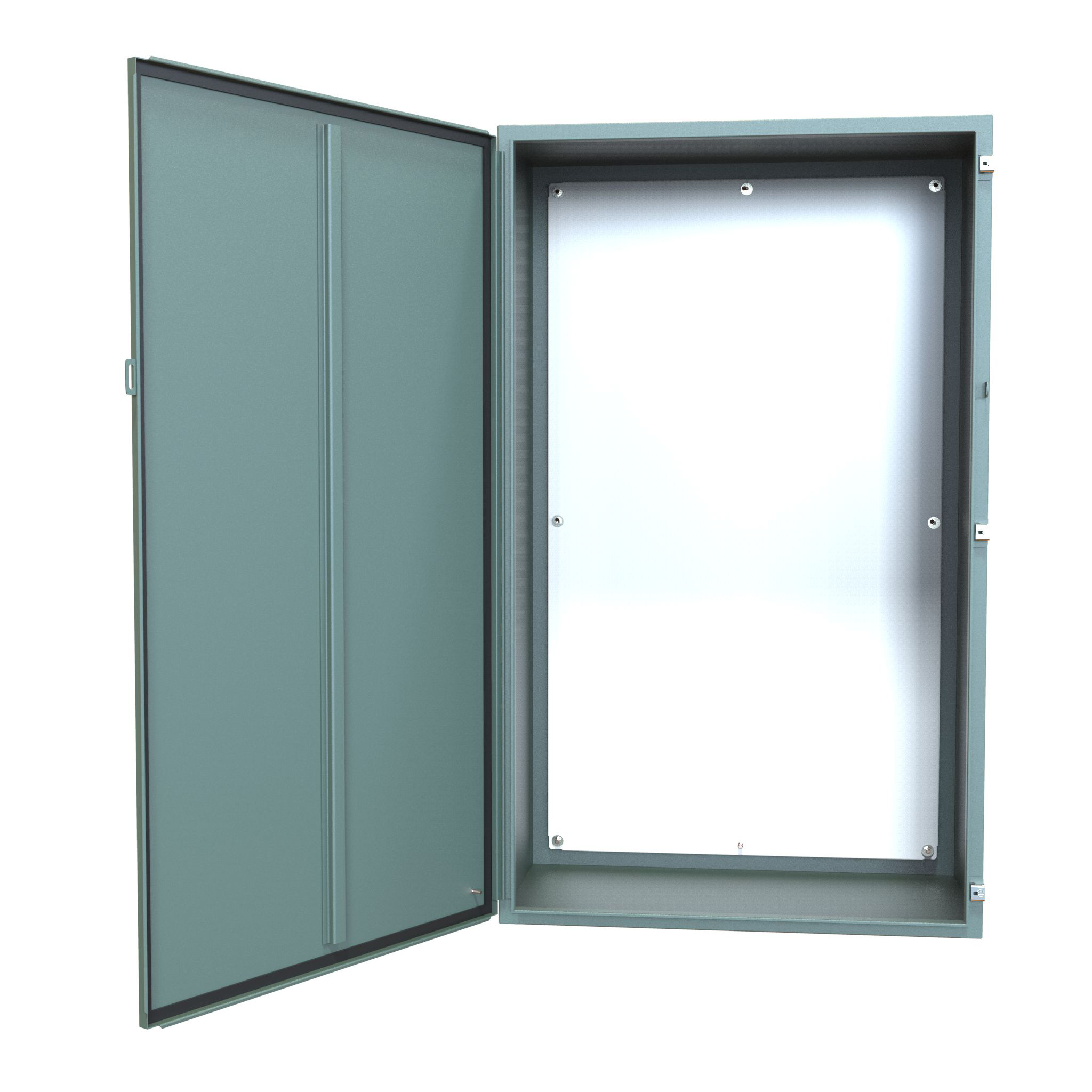 1418T20 — N12 Wallmount Encl w/panel - 60 x 36 x 20 - Steel/Gray
