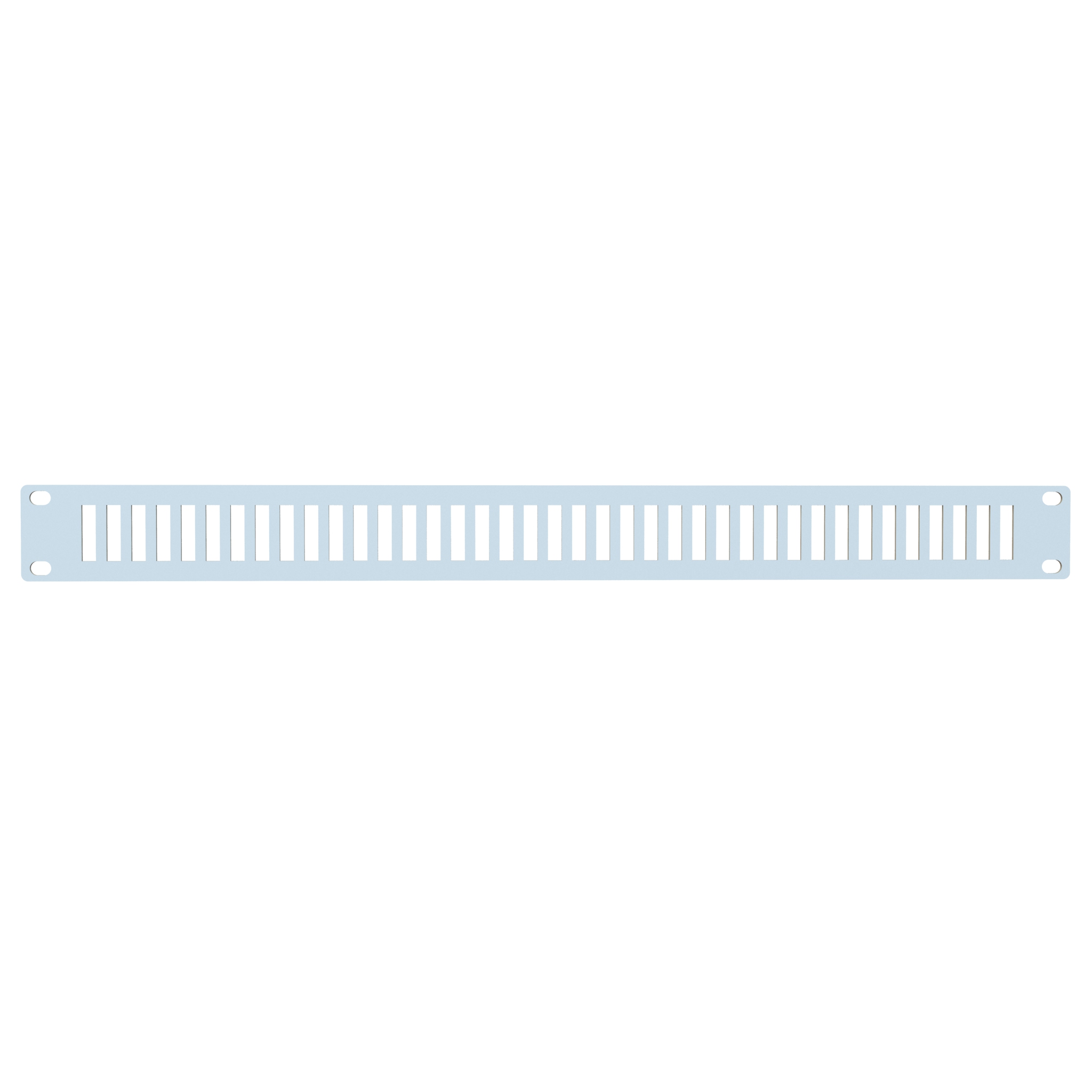 PVSS19001LG2 — 1U Slotted Steel Vented Panel