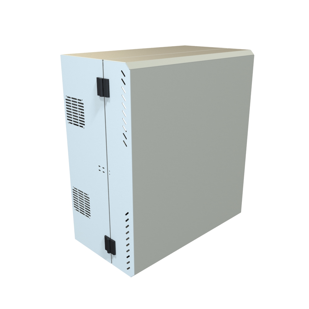 6U 31" Low-Profile Wall Cabinet, Light Gray
