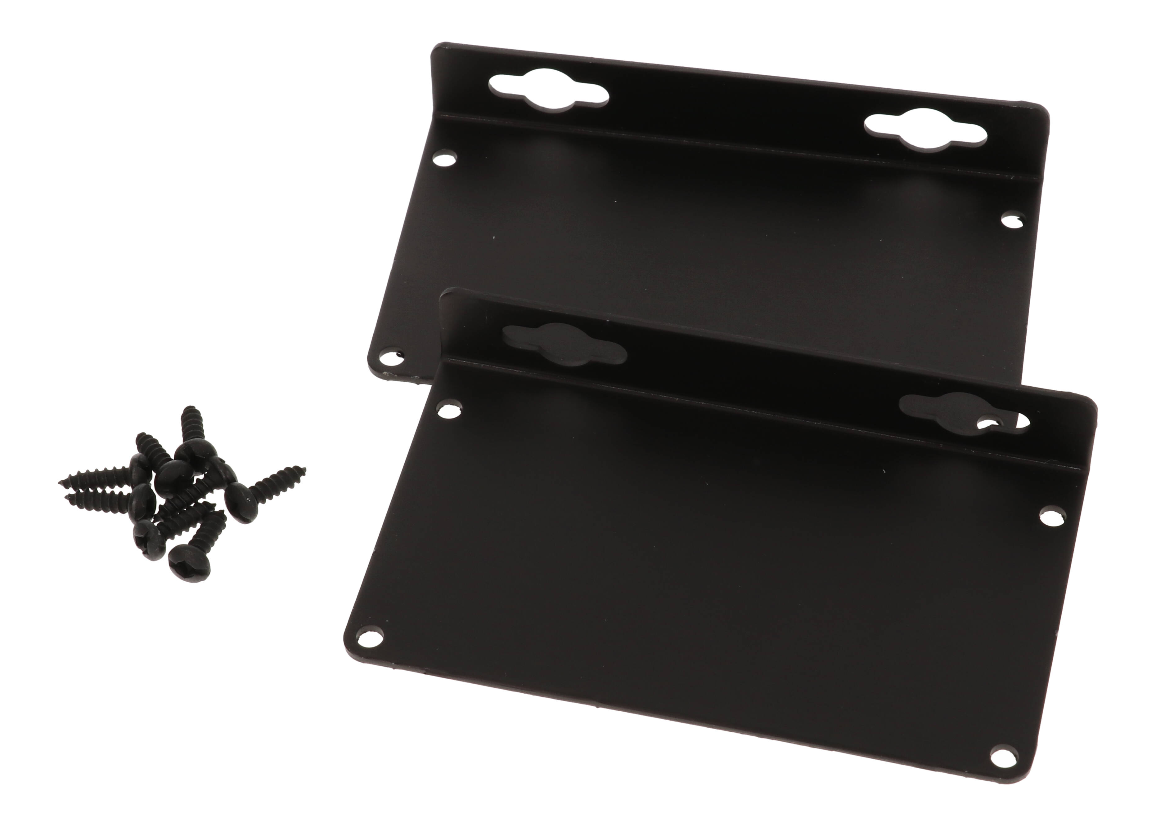 1455NFBK — black anodized flange kit for 1455N enclosures