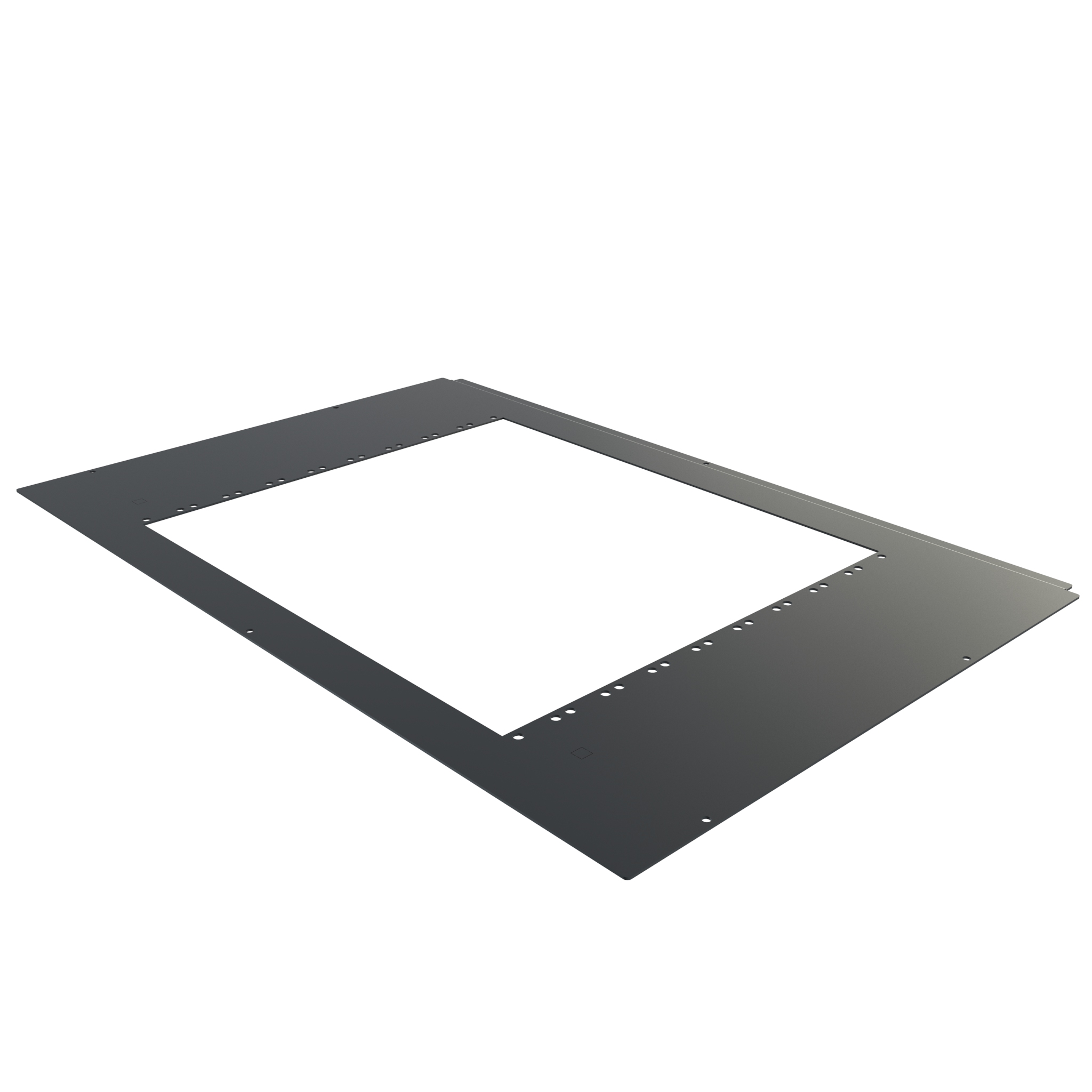H1TR30BK — 30W Black H1 9U Rack Mount Top