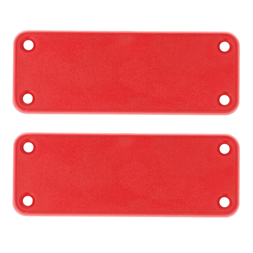 1455JPLRED — red plastic end panels for 1455J enclosures- 2/pack