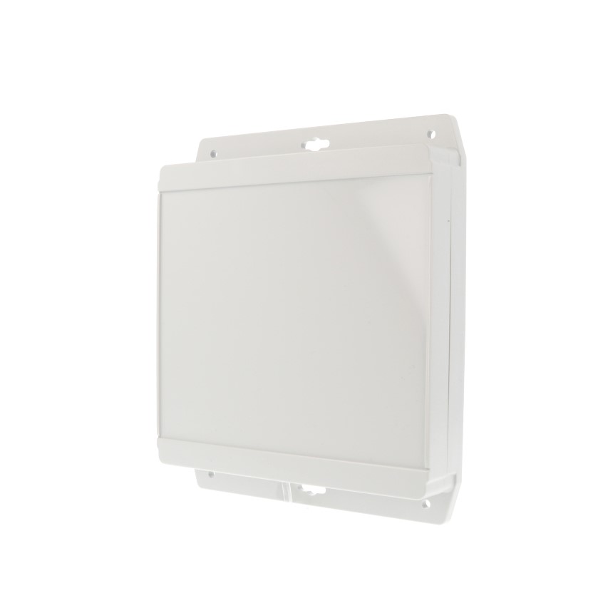 1555W2F17GY — RAL7035 grey watertight plastic enclosure, flange