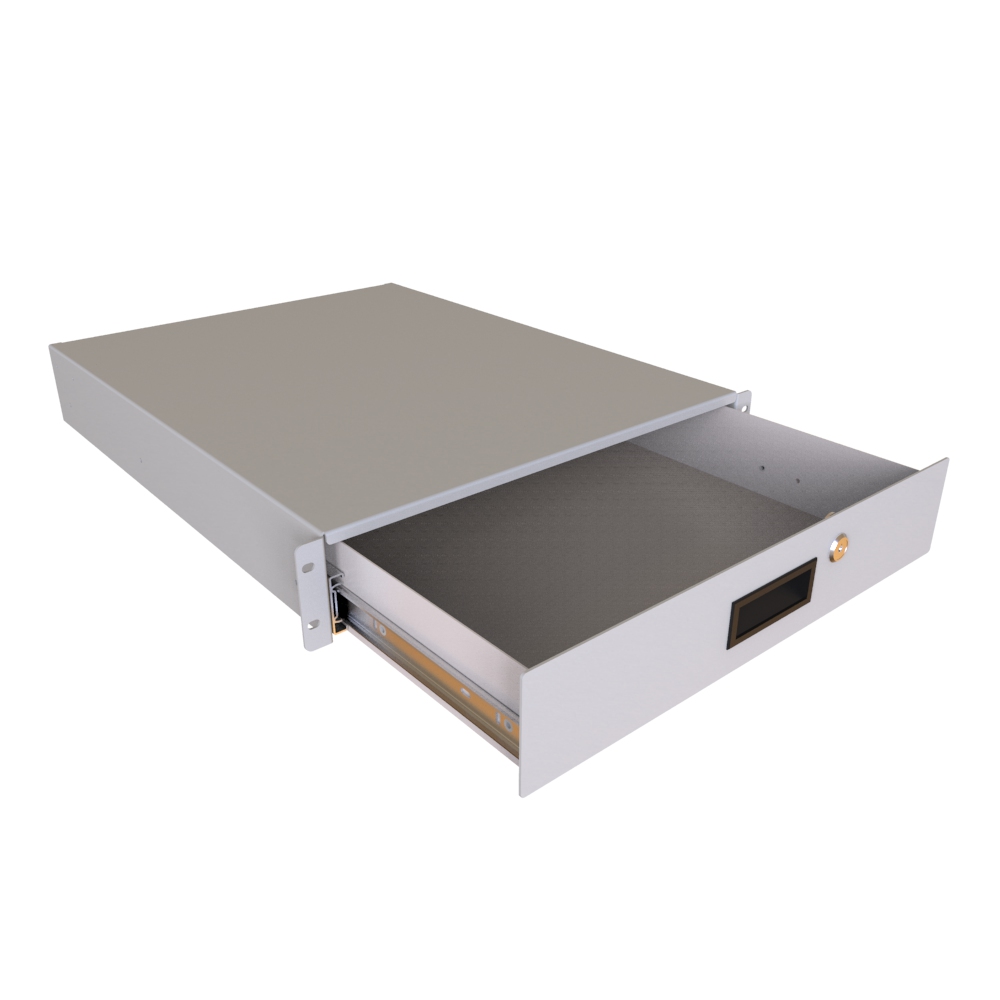RDRW1900322LG1 — 2U 22D Locking Drawer