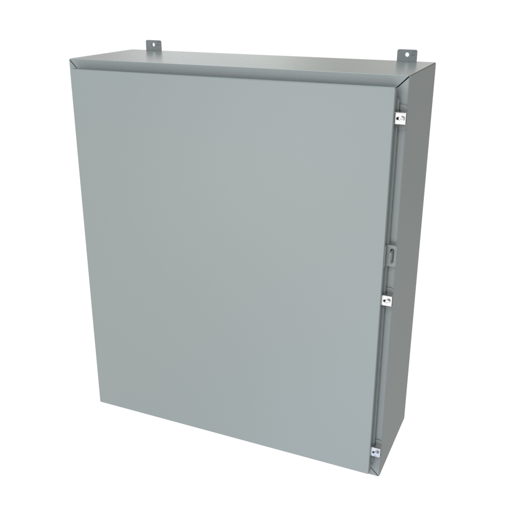 1418P12LP — N4/12 Wallmount Encl less panel - 42 x 36 x 12 - Steel/Gray