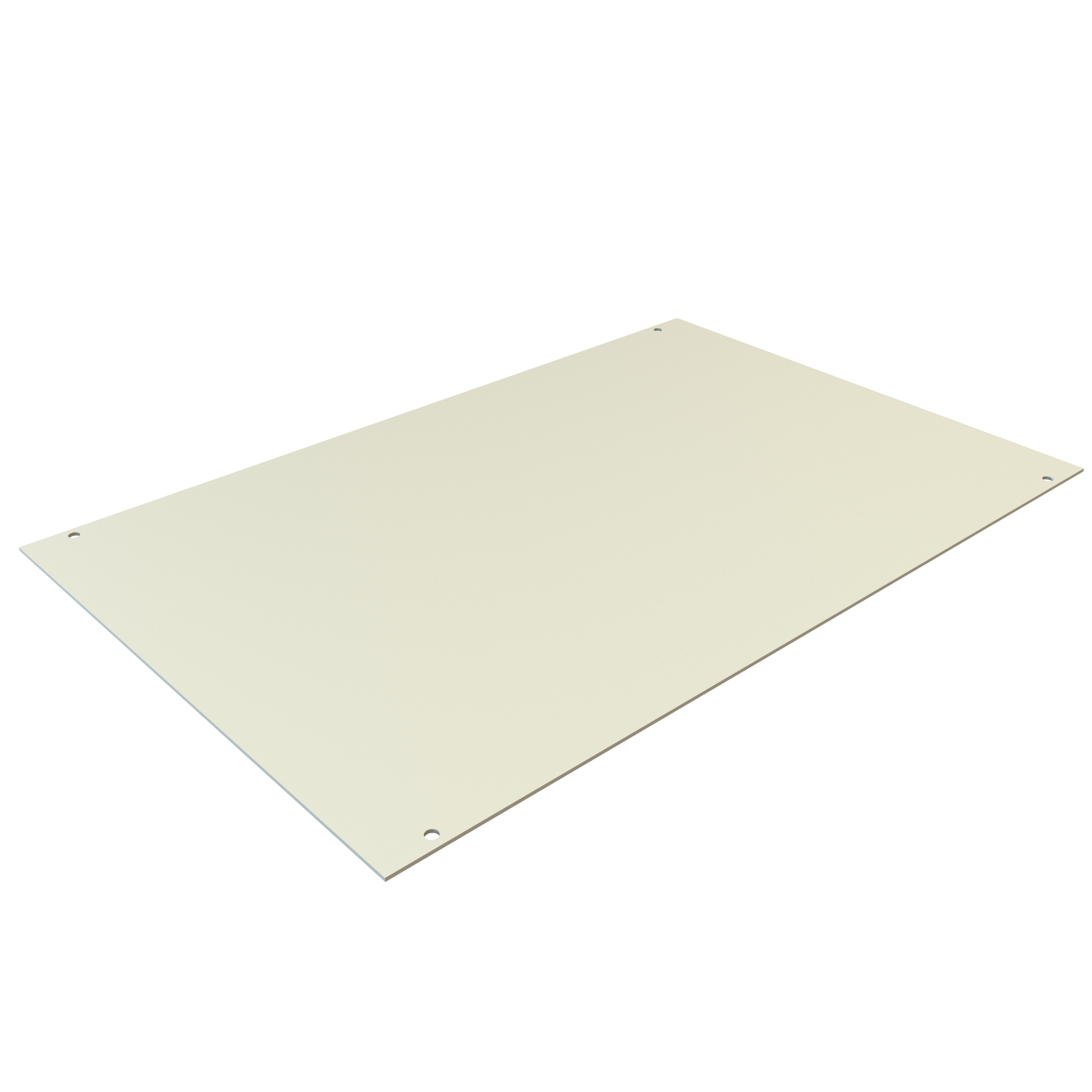 Hammond C2BPS1931LG1 solid steel bottom panel in RAL7035 light gray for C2 cabinet frames