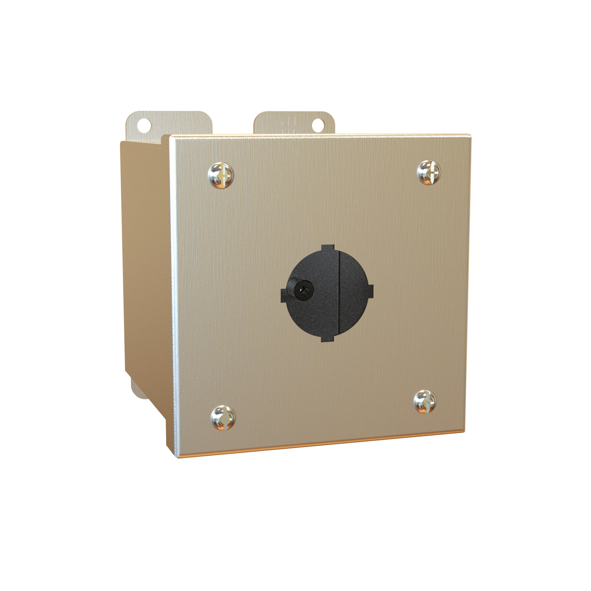 1437S16S sixteen-hole 30.5mm 316 stainless steel extra deep pushbutton enclosure — view 4