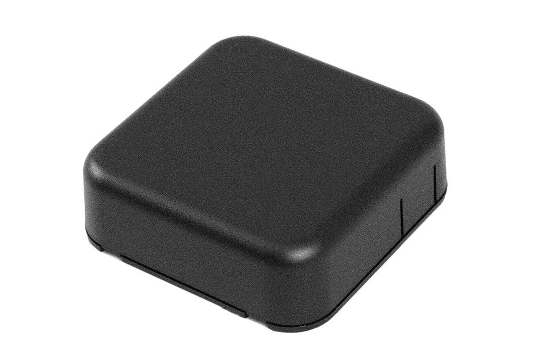 1551SNAP3BK black square ABS snap-fit miniature enclosure, 60 x 60 mm x 20 mm