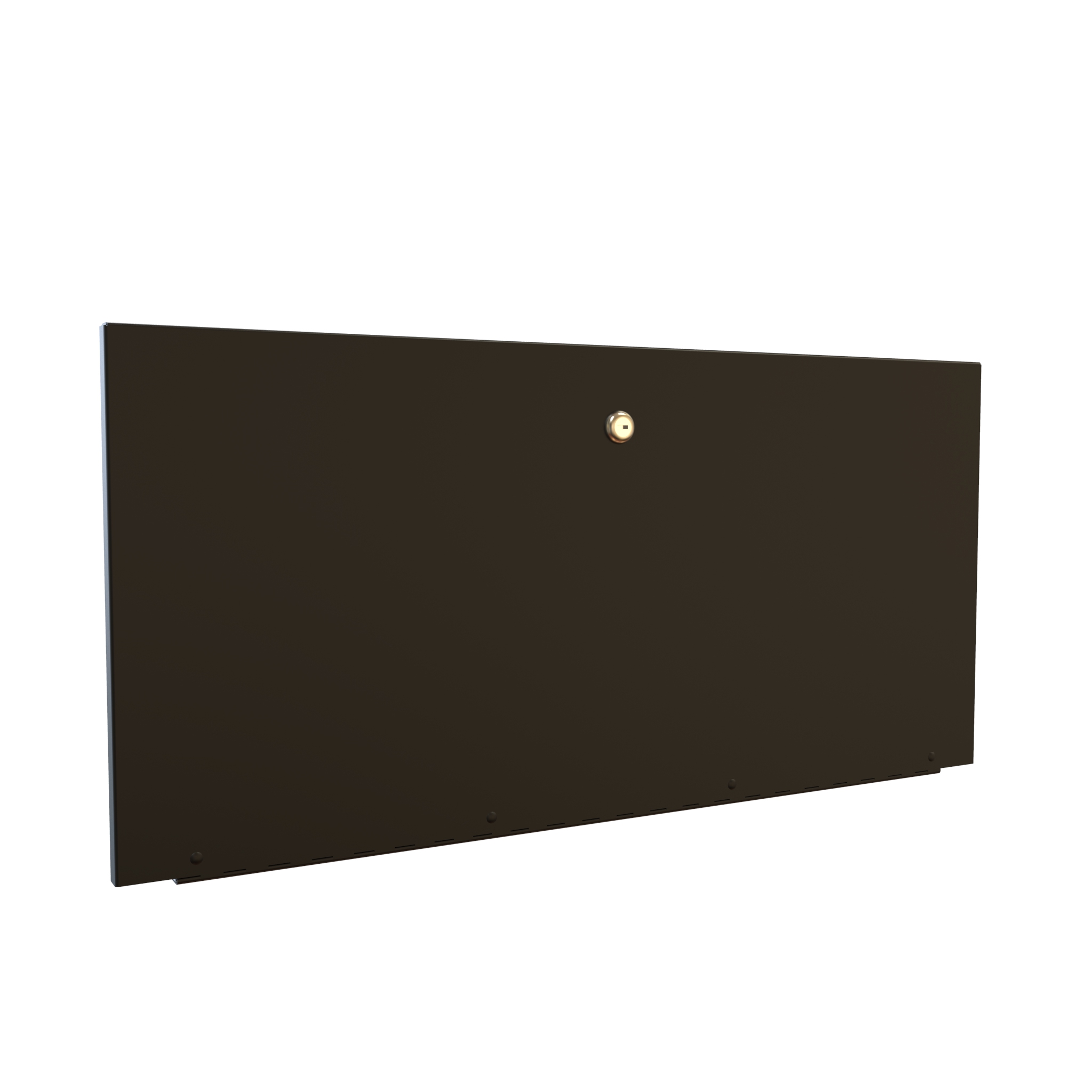 Hammond SDC9UVD 9U vented locking door in textured RAL9005 black steel for SDC wall mount cabinets