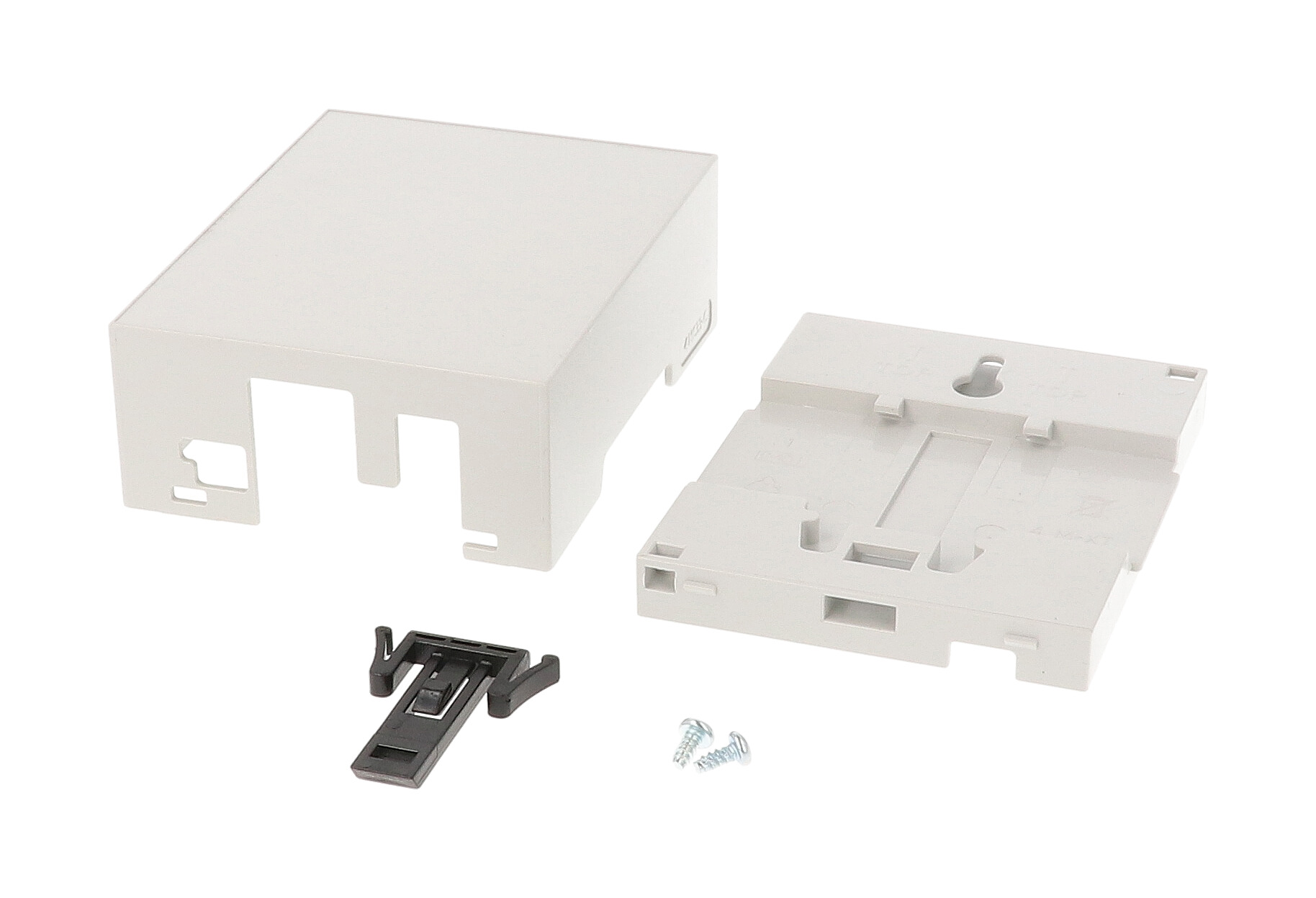 1597KIT4MBB compact light grey DIN rail enclosure kit for the Beaglebone Black — view 2
