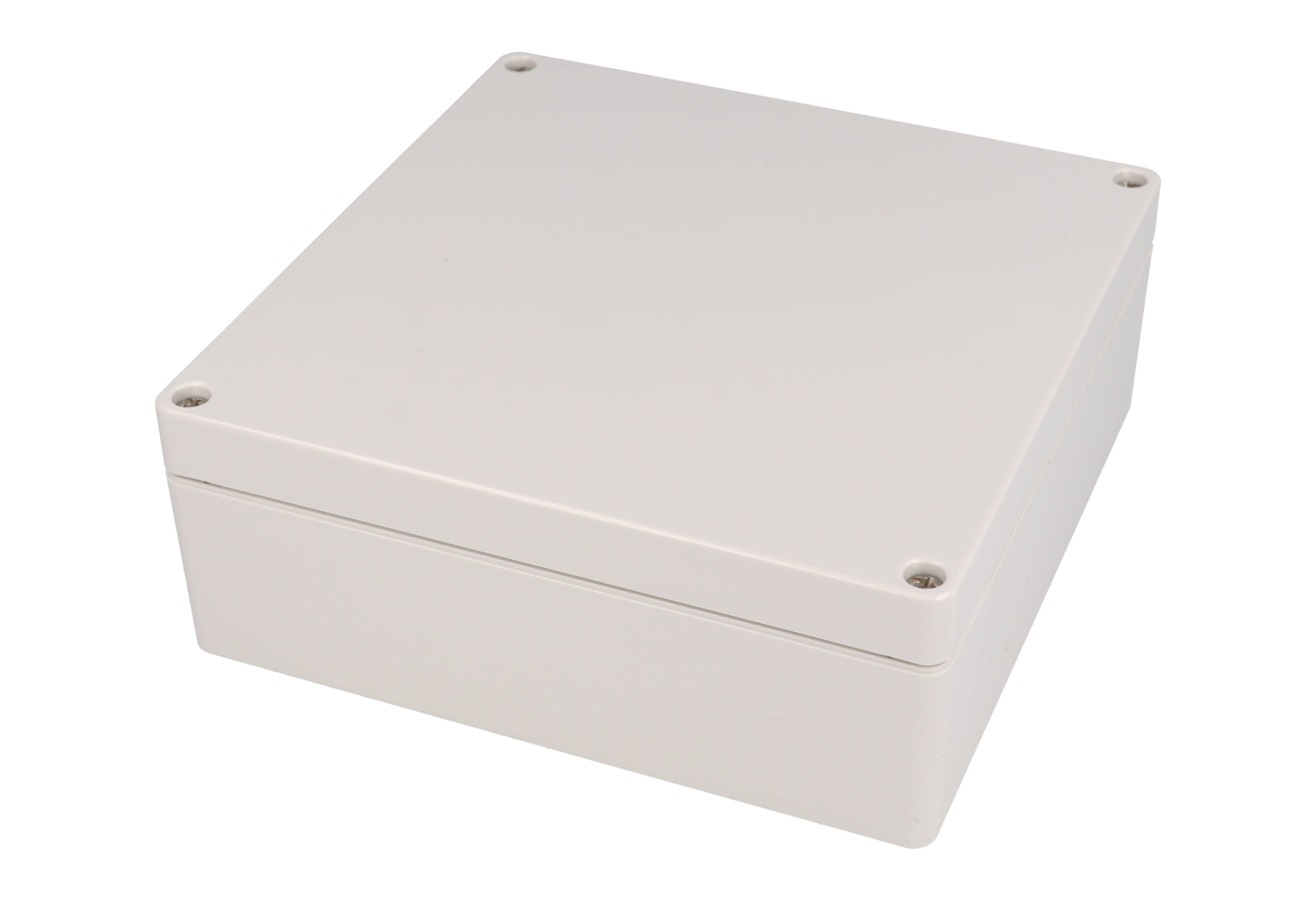 1554R2GY — RAL7035 grey polycarb plastic watertight enclosure