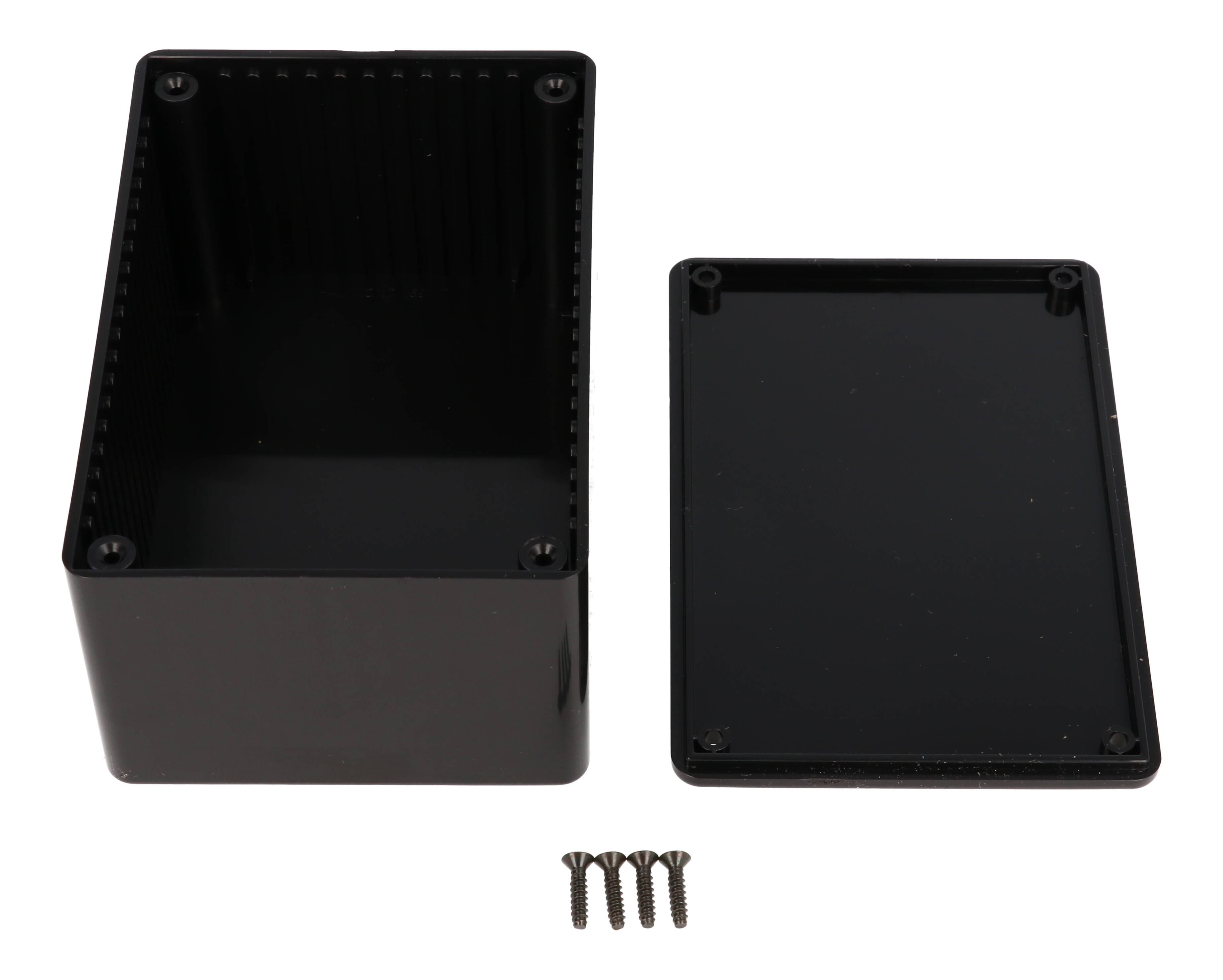 1591TSBK black general purpose ABS project box enclosure, 120 x 80 x 59 mm