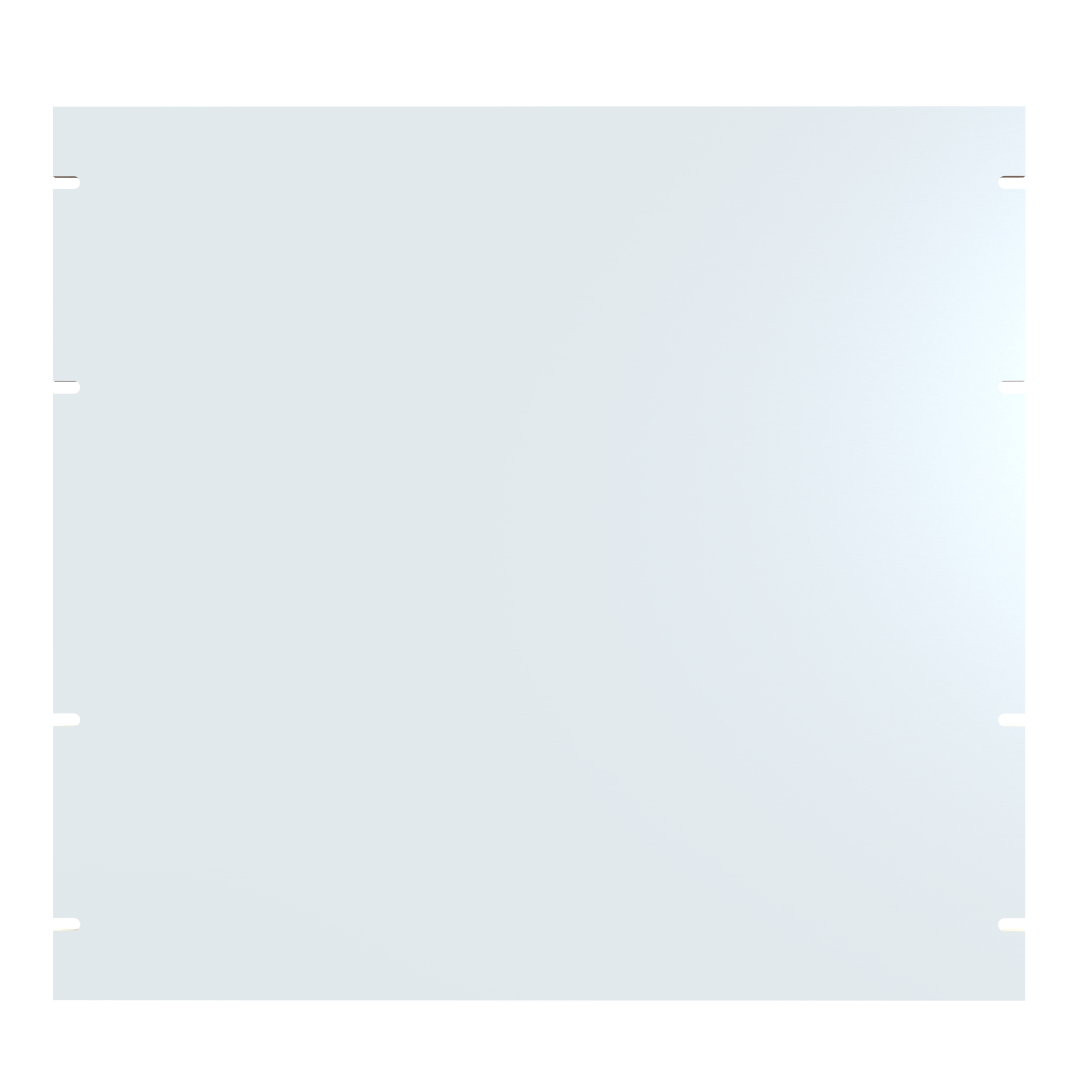 PBPA19017WH — 10U Aluminum Blanking Panel