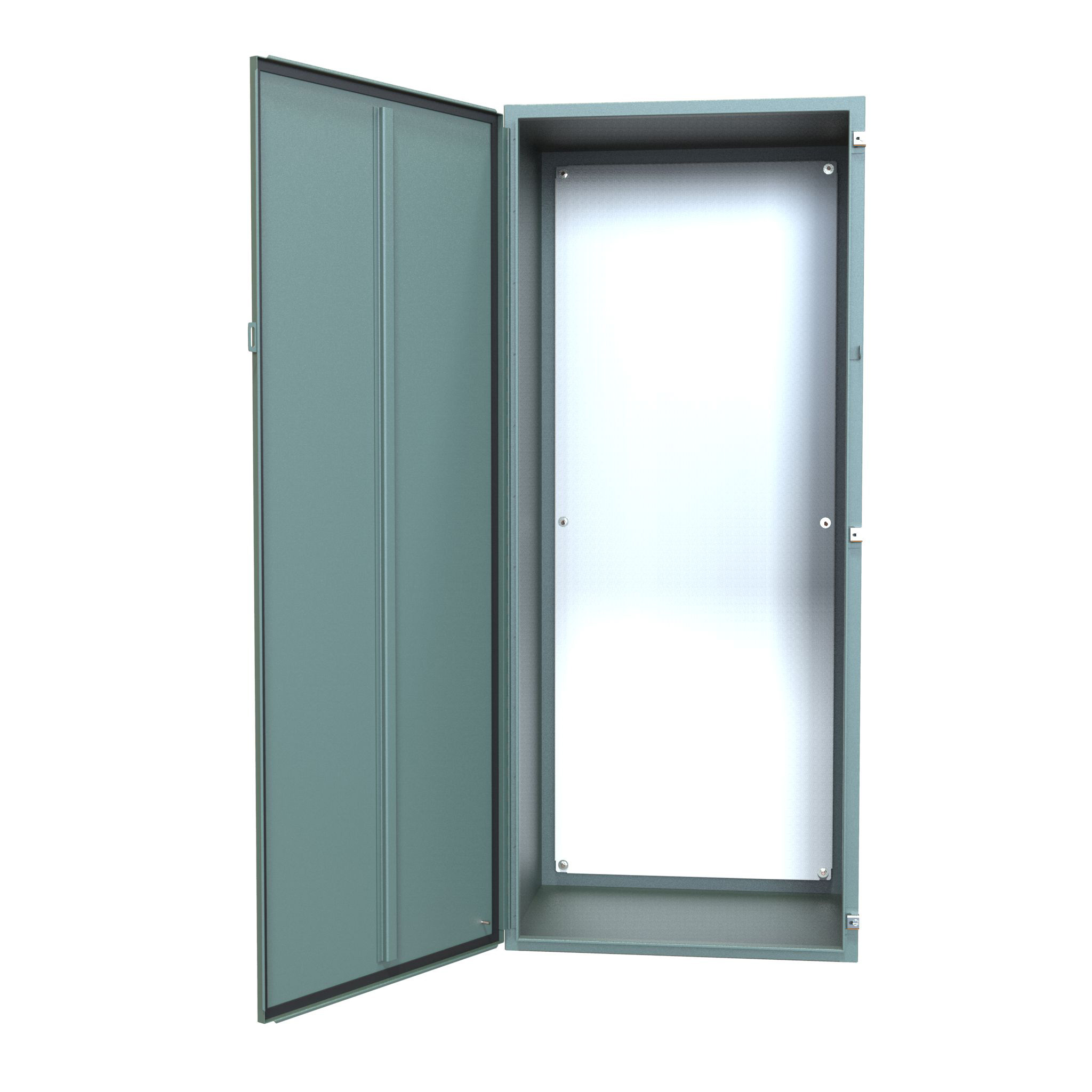 1418U24 — N12 Wallmount Encl w/panel - 72 x 30 x 24 - Steel/Gray