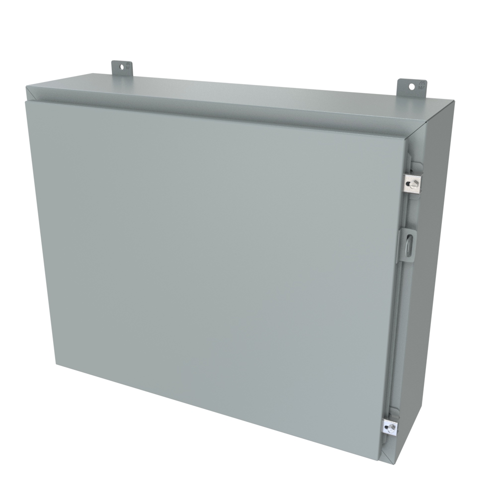 1418kr8lp — N4/12 Wallmount Encl Less Panel - 24 X 30 X 8 - Steel/Gray