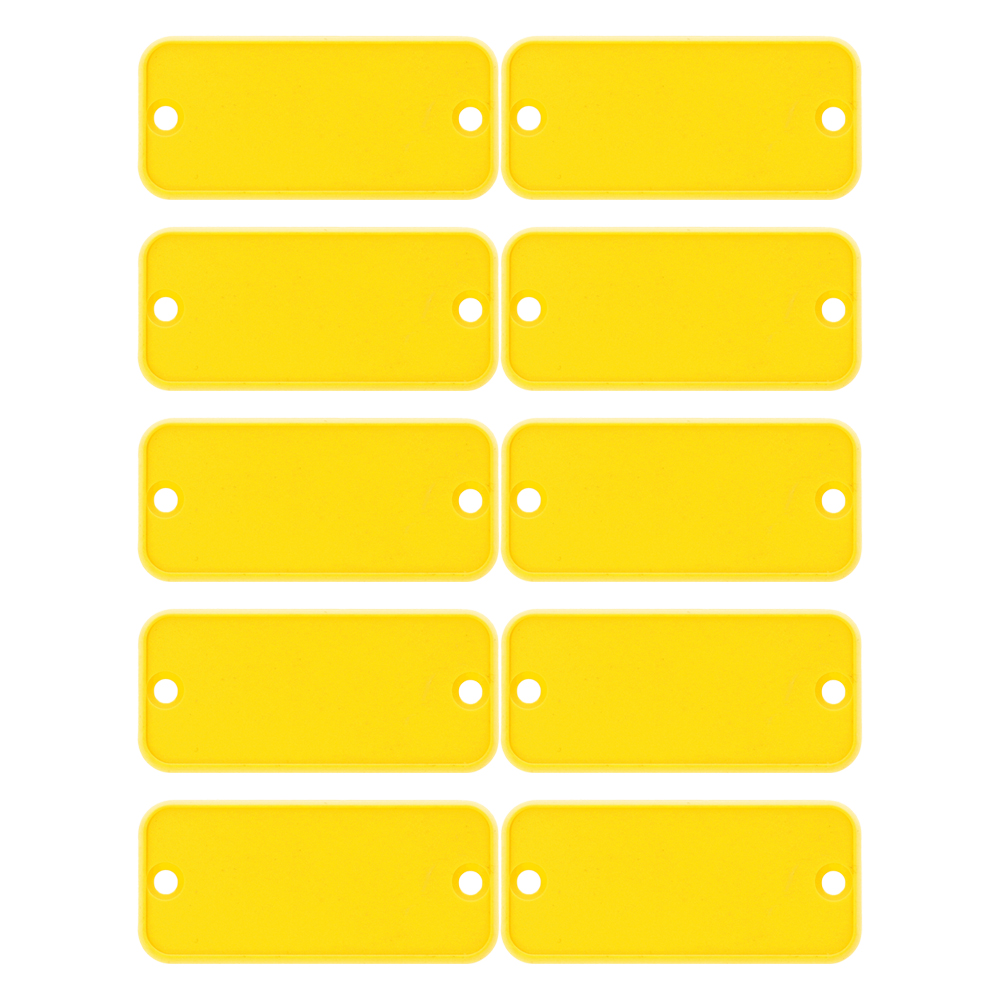 1455CPLY-10 — yellow plastic end panels for 1455C enclosures - 10/pack