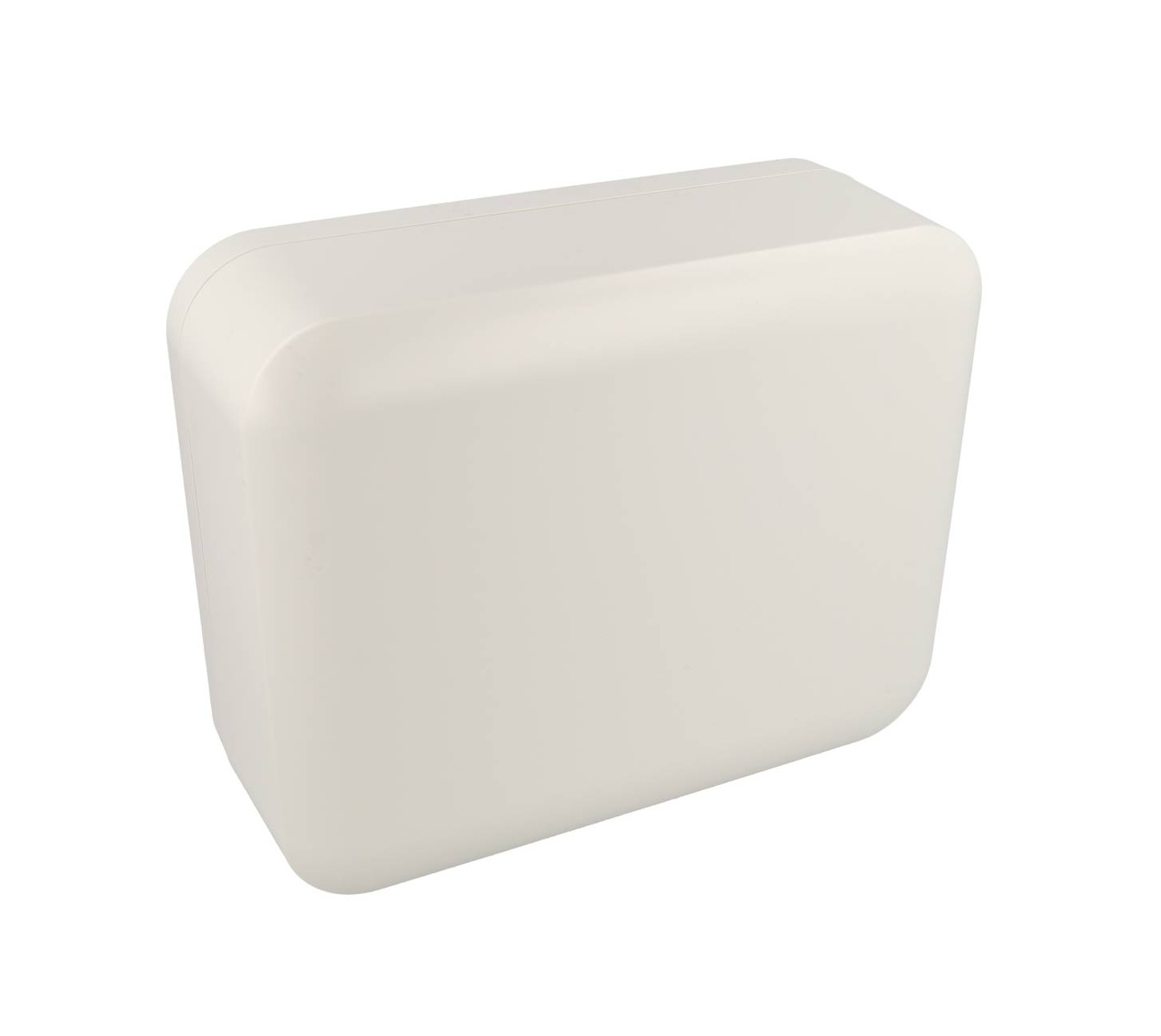 1556GAGY light gray 200 x 160 x 70 mm ABS desktop and wall-mount enclosure with rounded corners