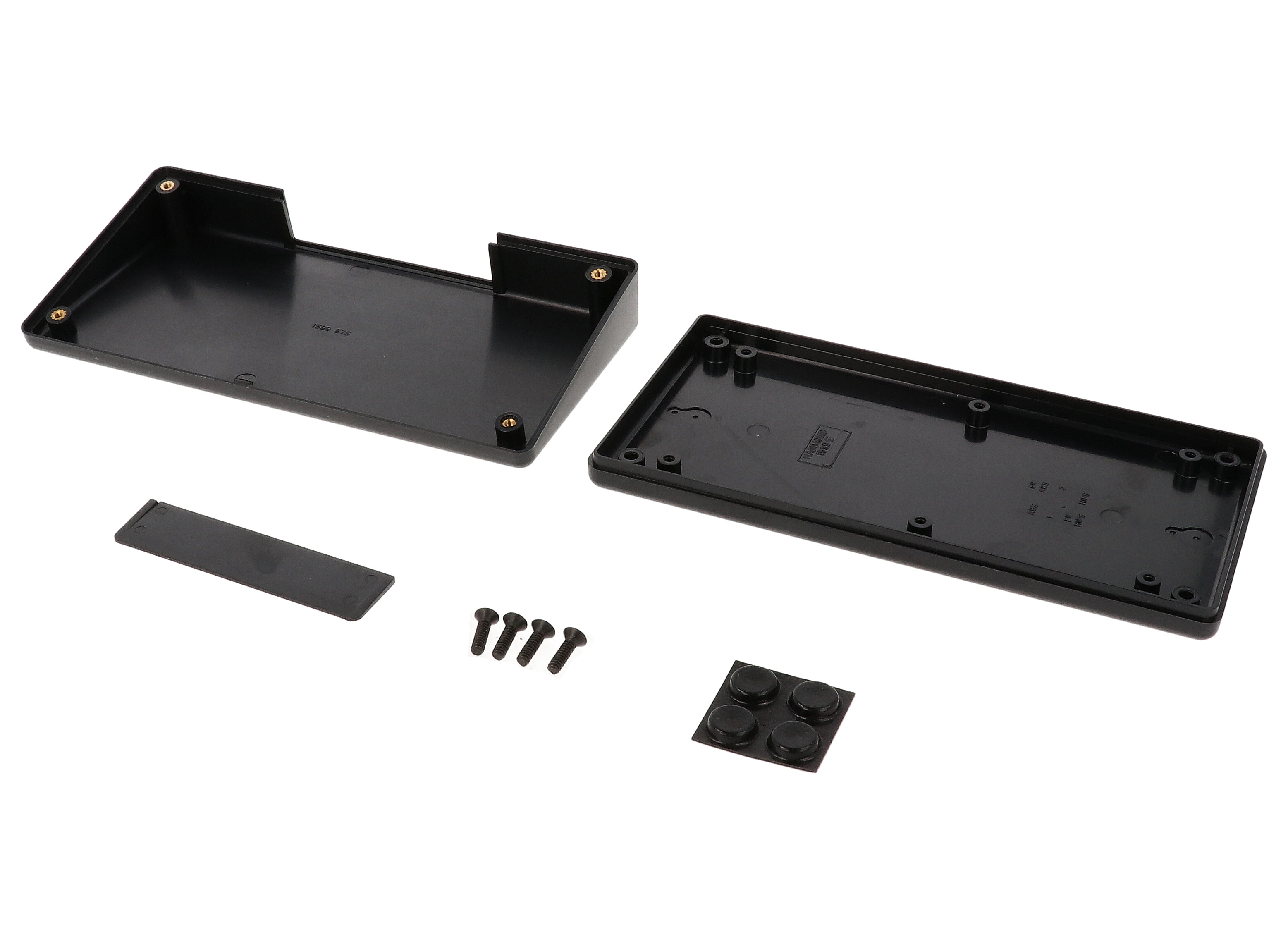 1599ETSBK black short-slope ABS sloping console enclosure, 170 x 86 mm