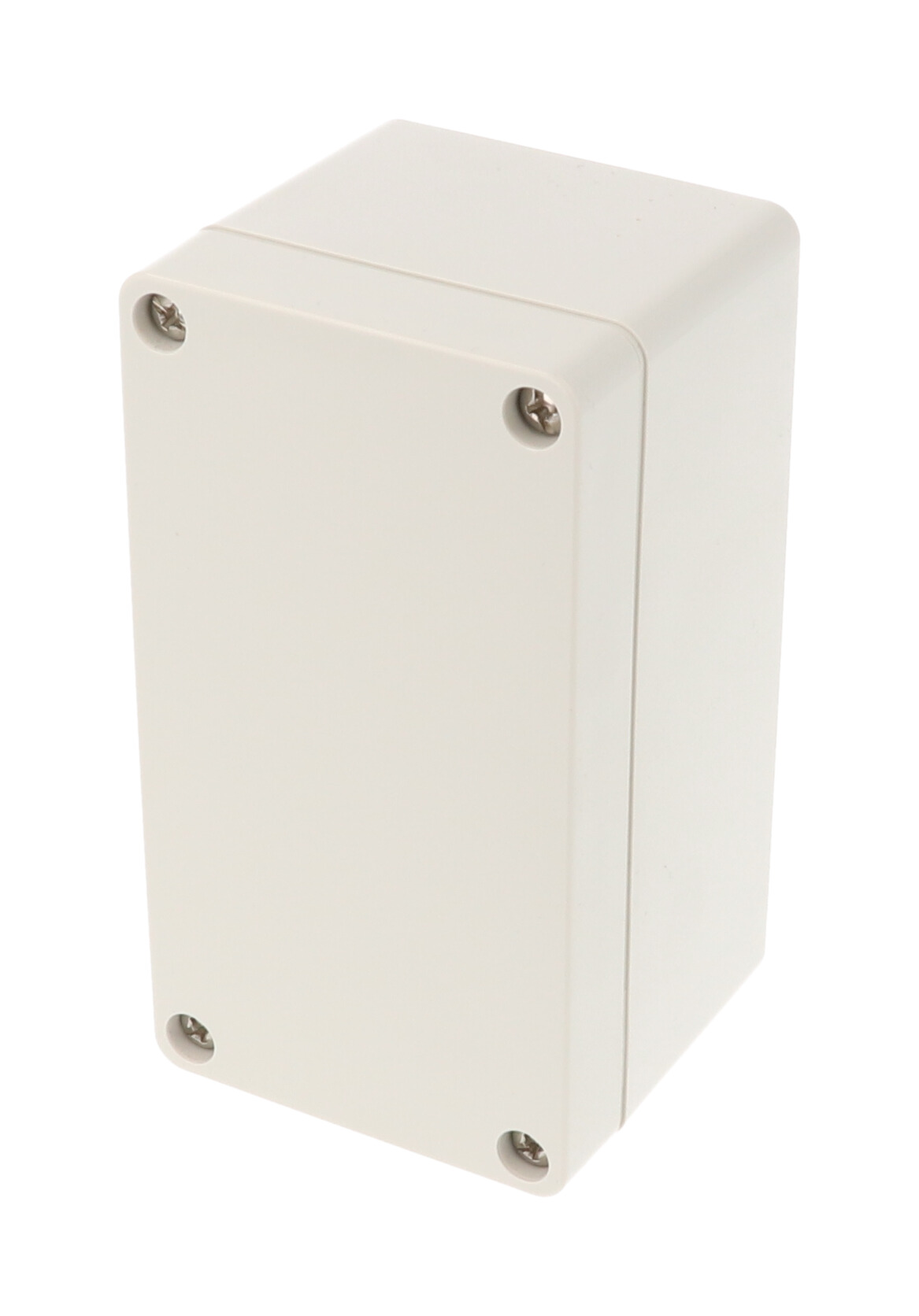 1554DGY light gray ABS watertight enclosure 120 x 65 x 61 mm with four-screw flat lid