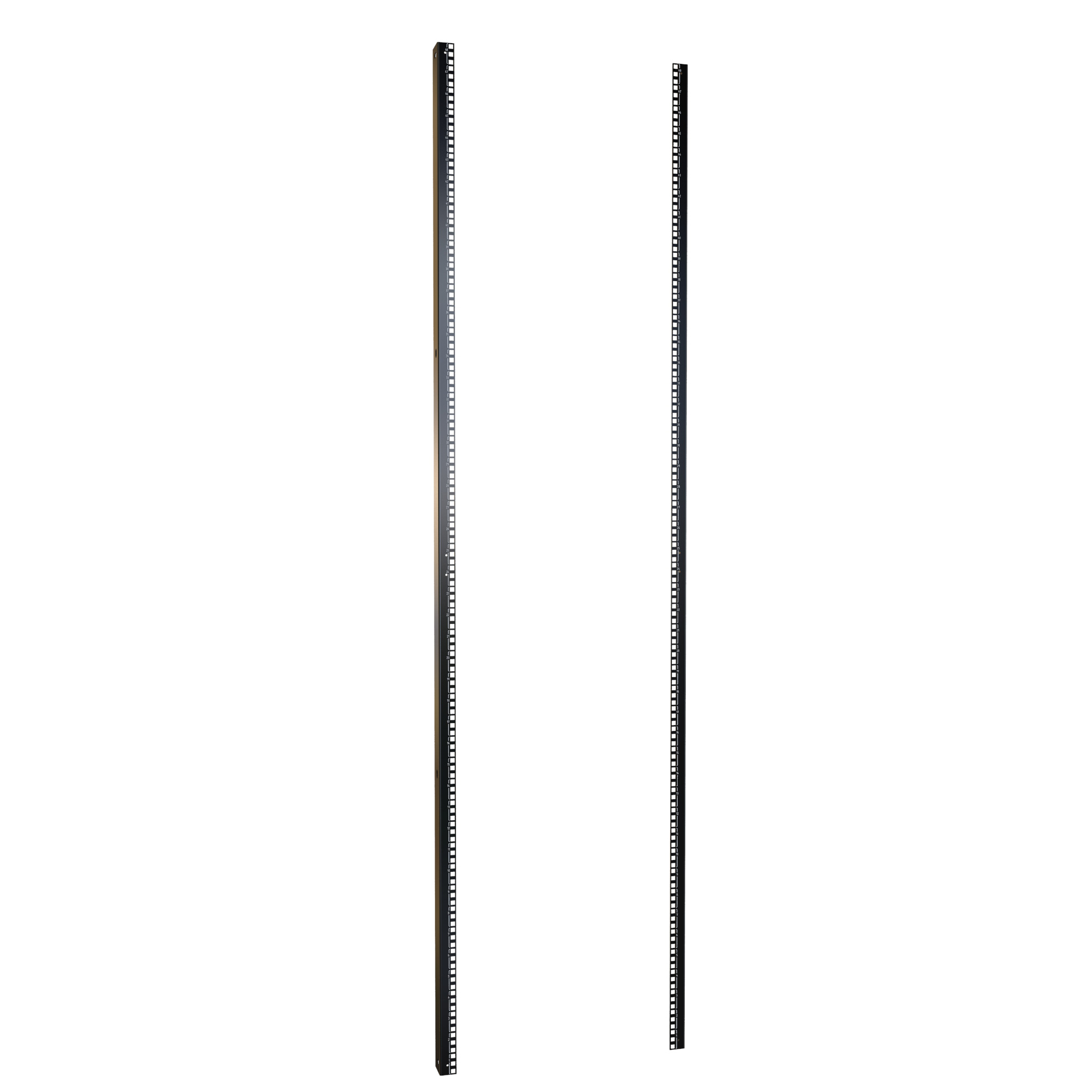 H1SRR48U24BK — 48U Square Hole Rack Rails