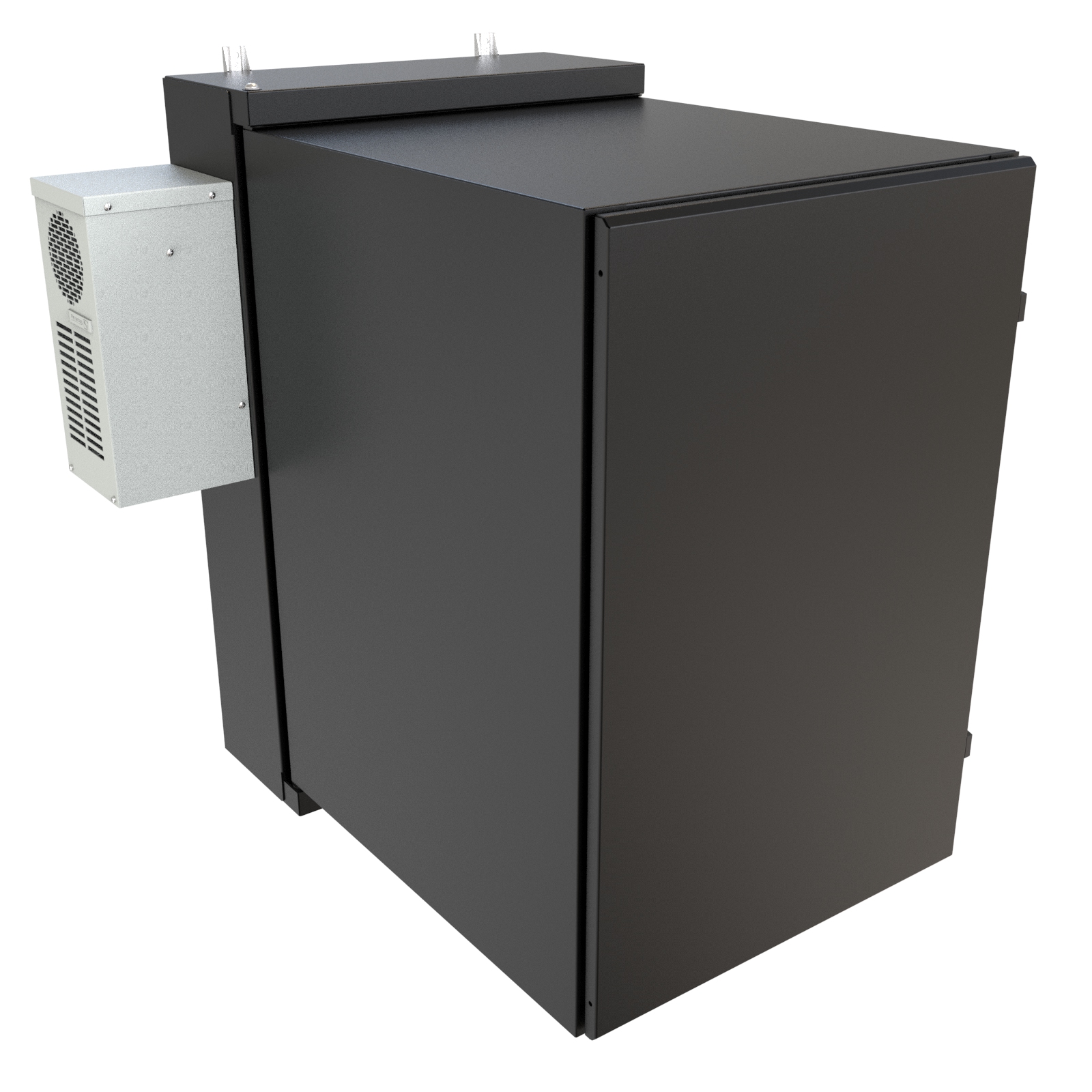 Hammond NWC12U2436SFLG 12U light gray sealed wall-mount cabinet with solid door and Type 12 filters — view 22