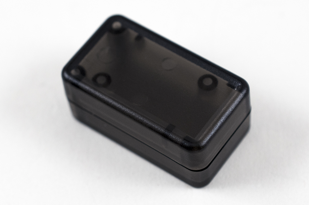 1551ATSK translucent smoke ABS subminiature enclosure, 35 x 20 mm