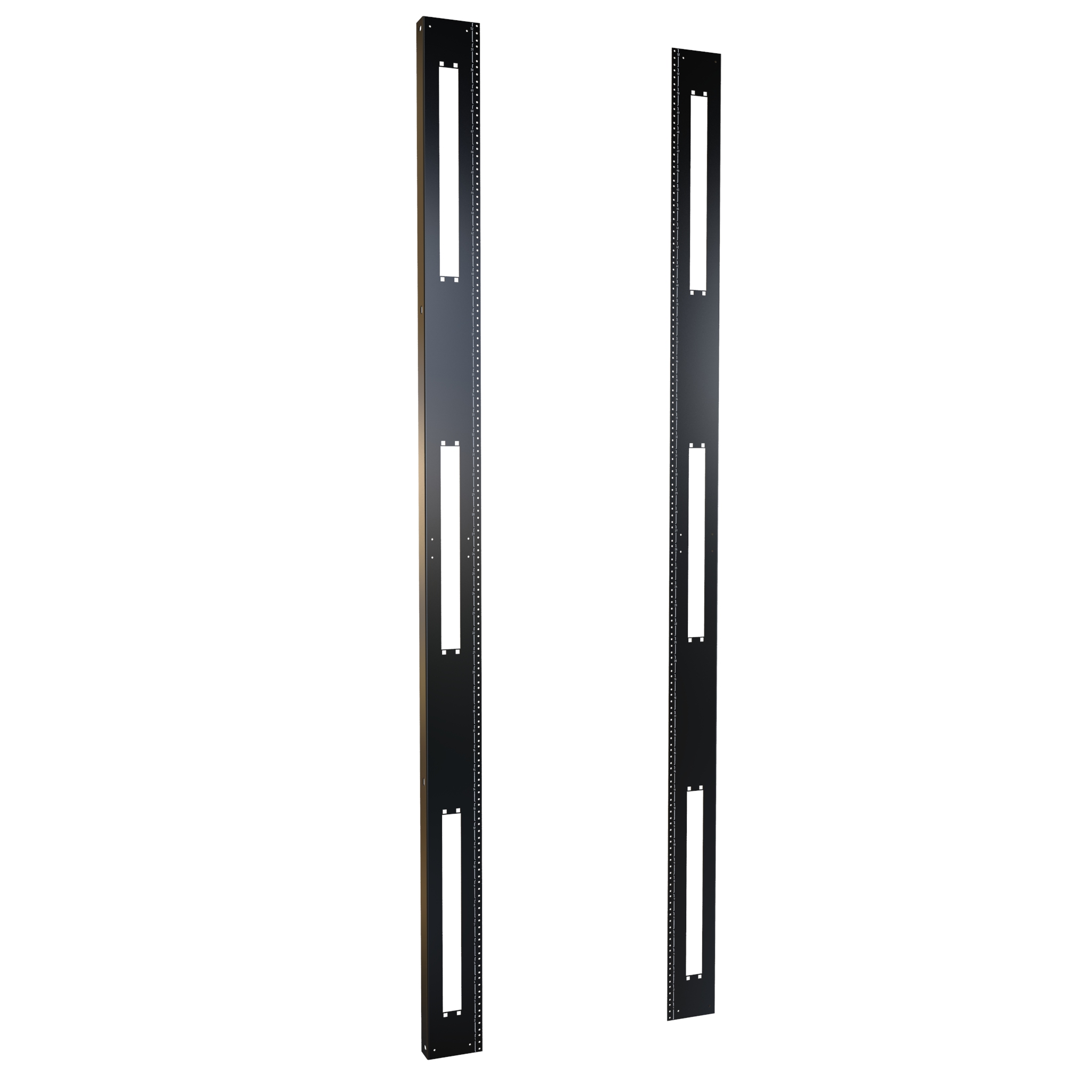 H1TRR52U31BK — 52U Tapped 10-32 Rack Rails