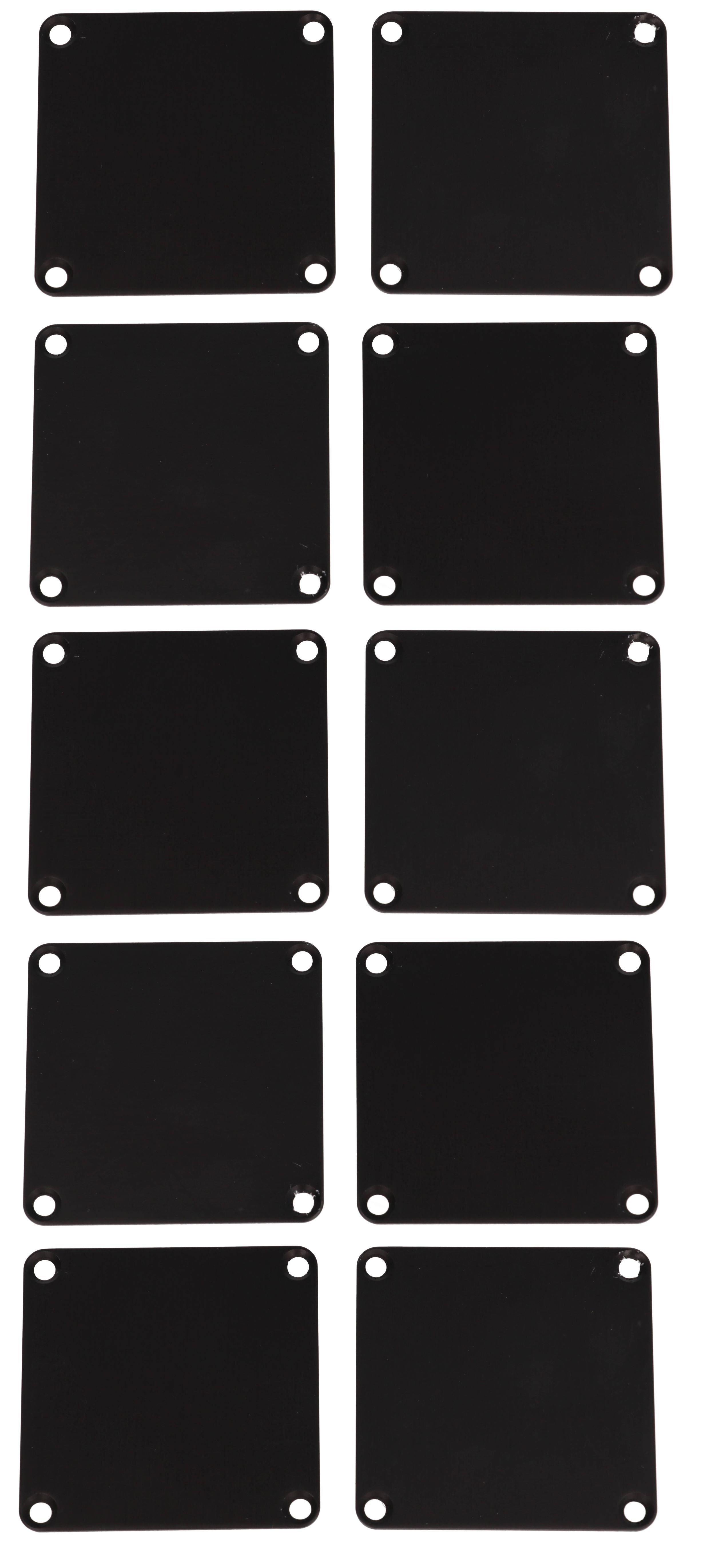 1455CSALBK-10 — aluminum end panels for 1455CS enclosures- 10/pack