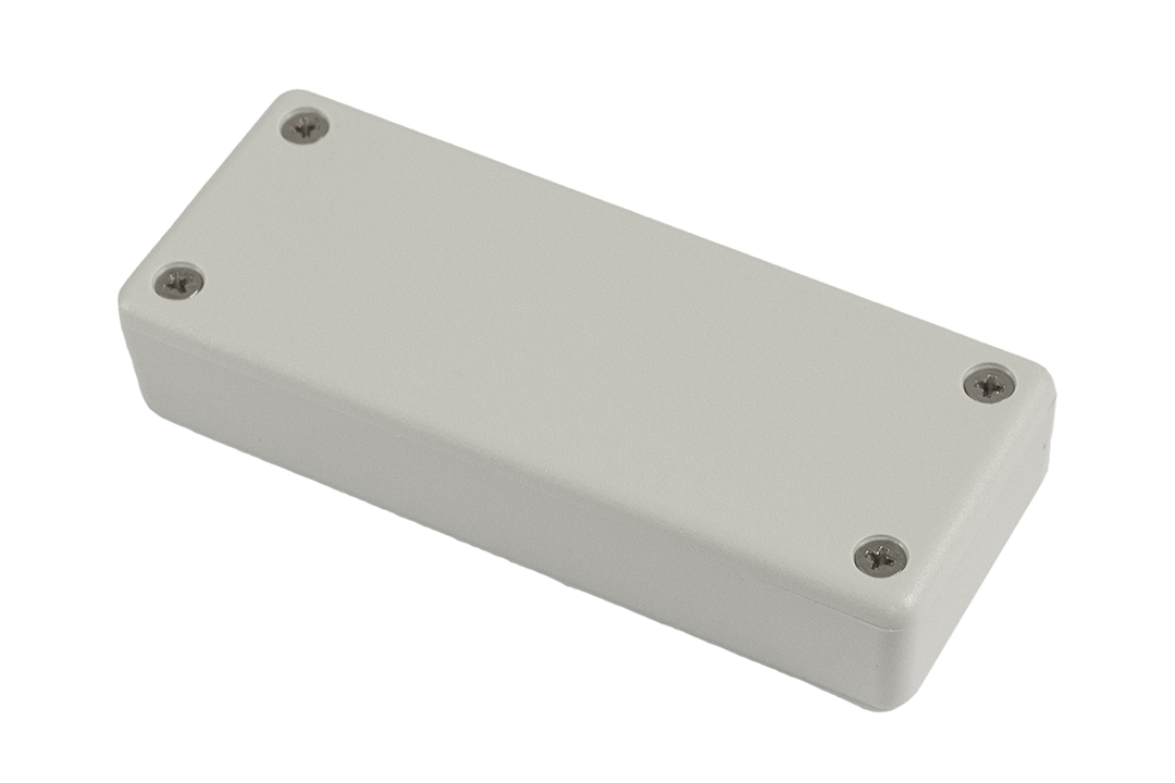 1551UGY grey ABS miniature enclosure, 100 x 40 x 20 mm