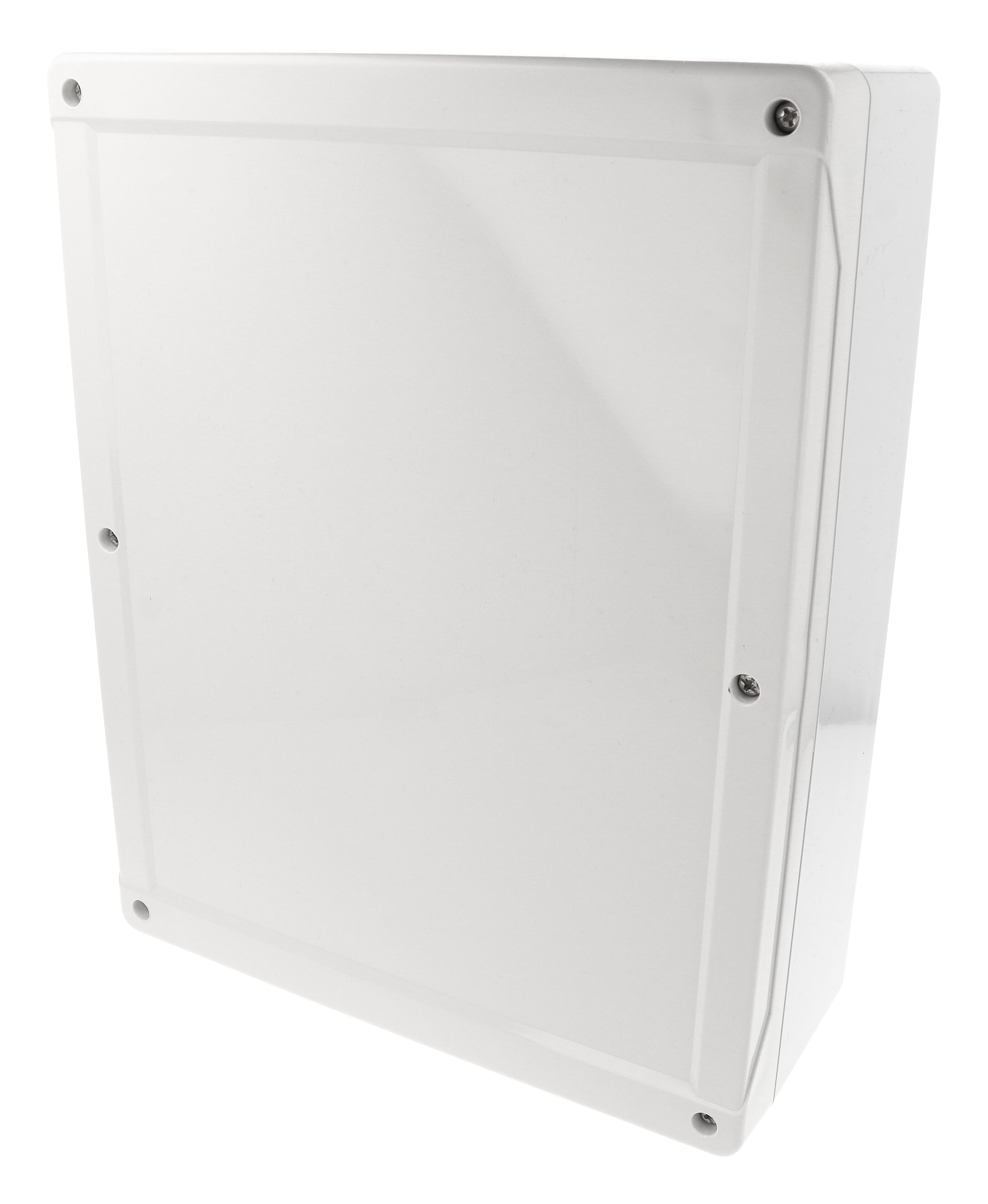 1555YGY light gray ABS styled-lid enclosure, 300 x 240 x 95 mm
