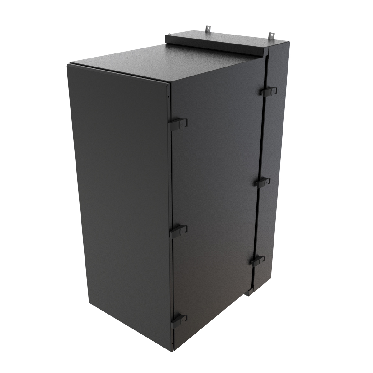 Hammond NWC12U2436SFLG 12U light gray sealed wall-mount cabinet with solid door and Type 12 filters — view 14