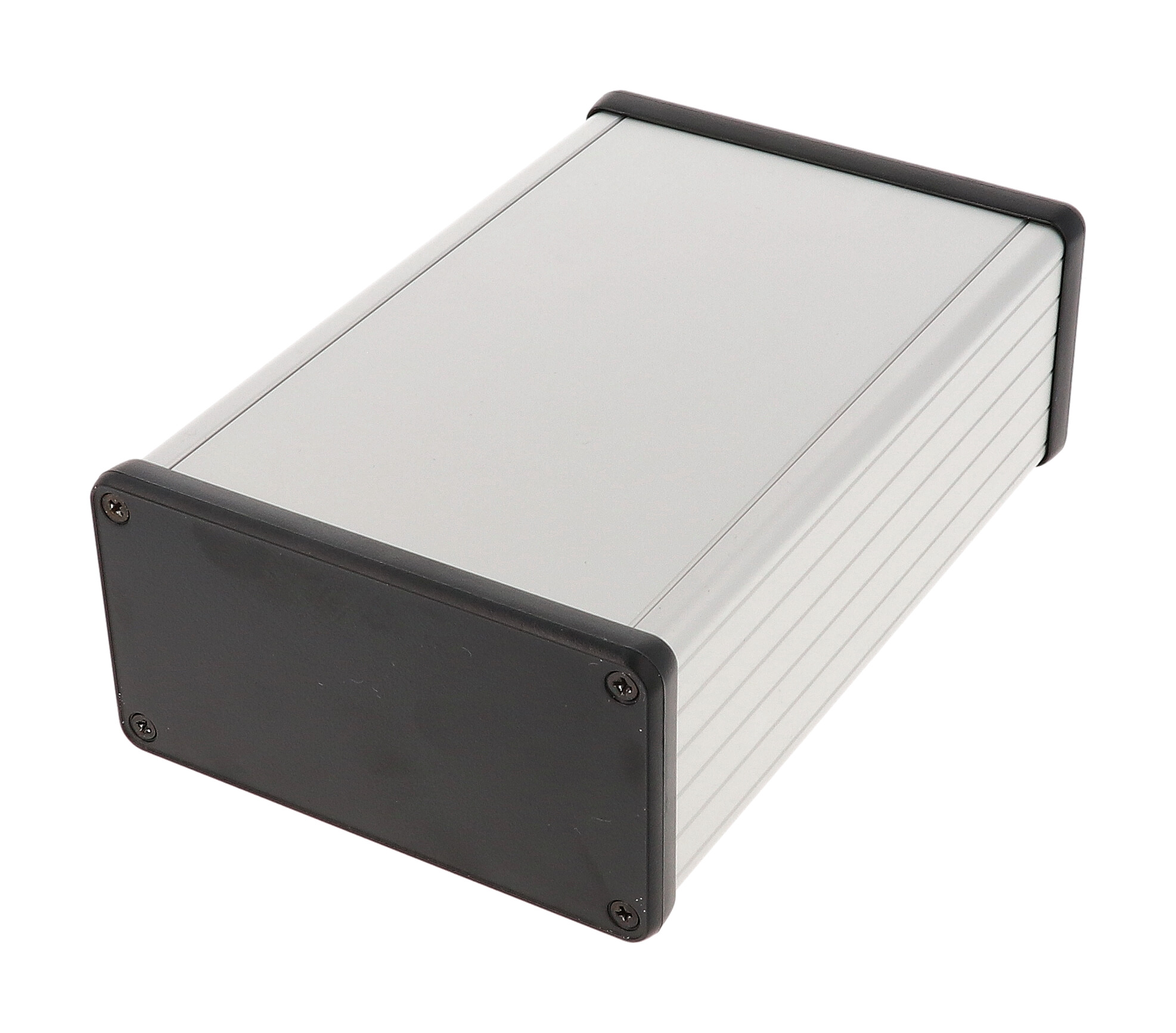 1455N1602 — extruded aluminum enclosure w/ plastic end panels